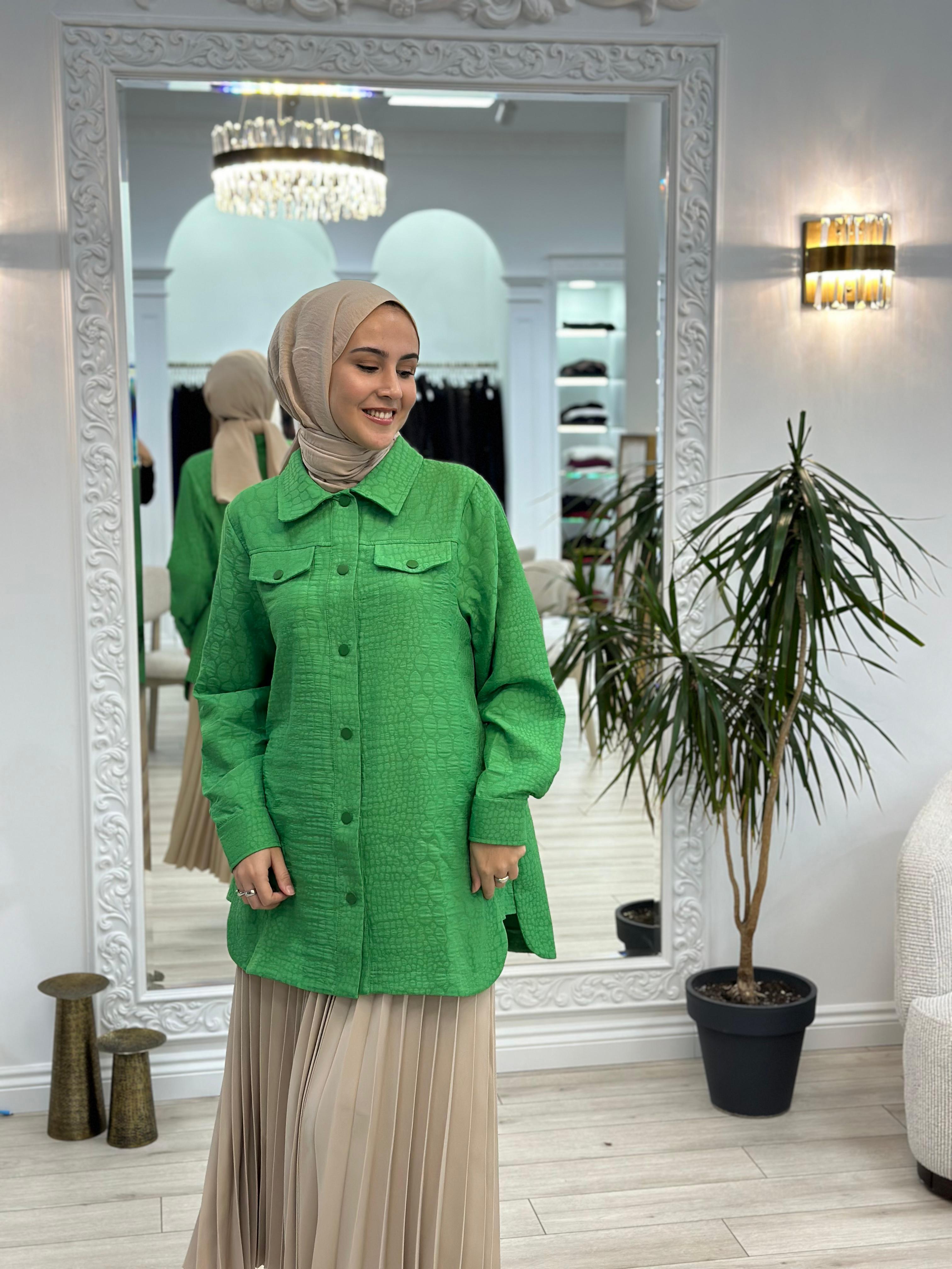 İnvee Kapitone Gömlek Benetton 6827