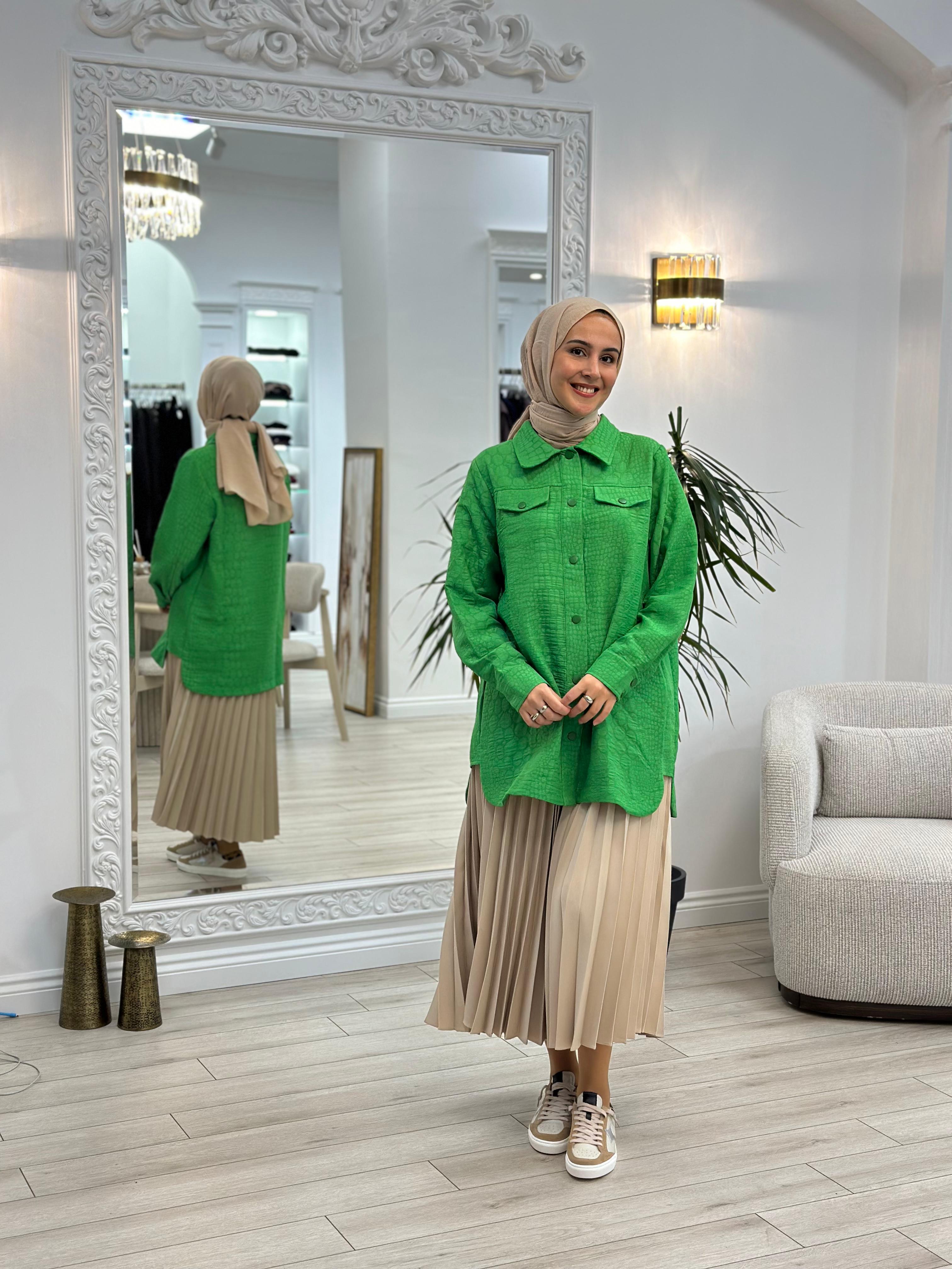 İnvee Kapitone Gömlek Benetton 6827