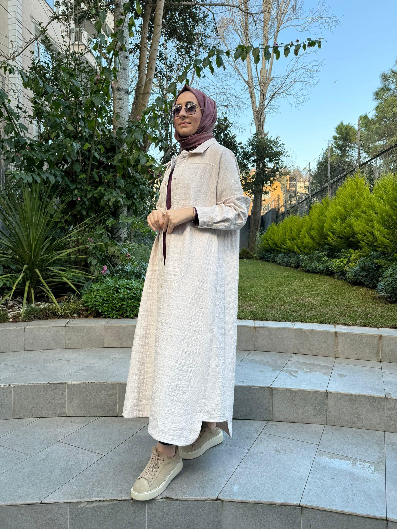 İnvee Kapitone Kap Ekru 6914