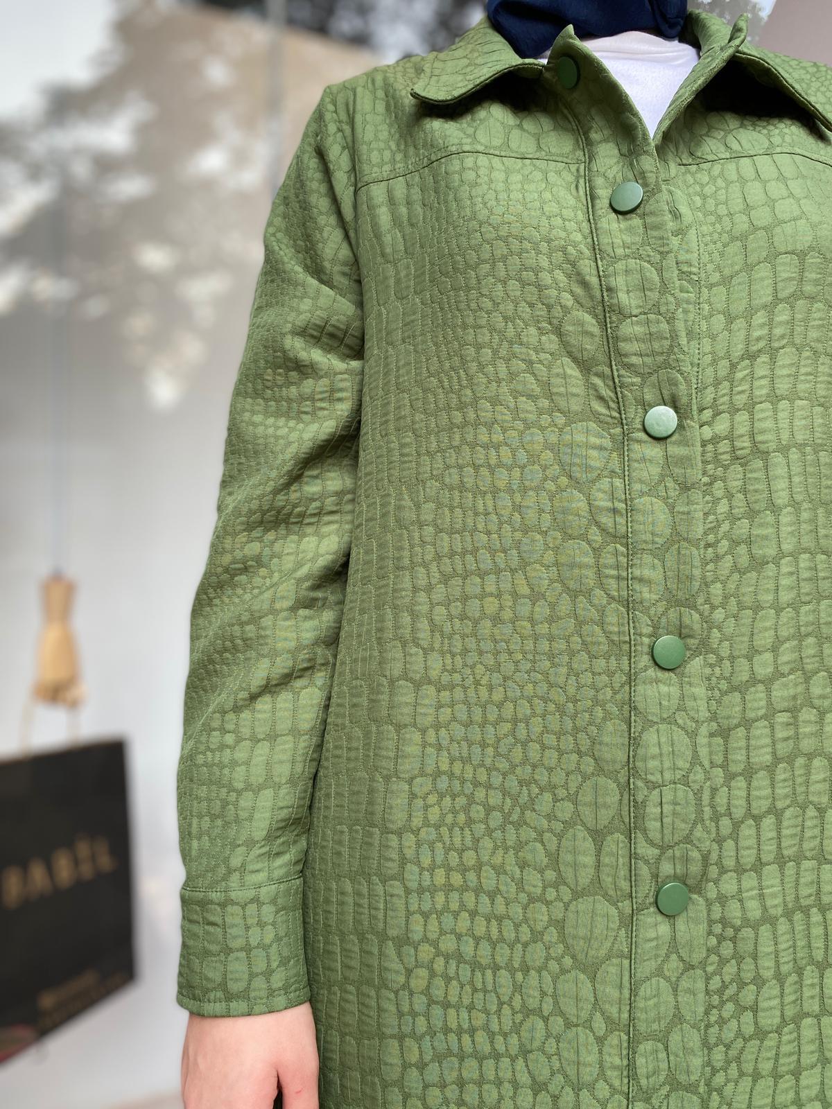 İnvee Kapitone Kap Haki 6914