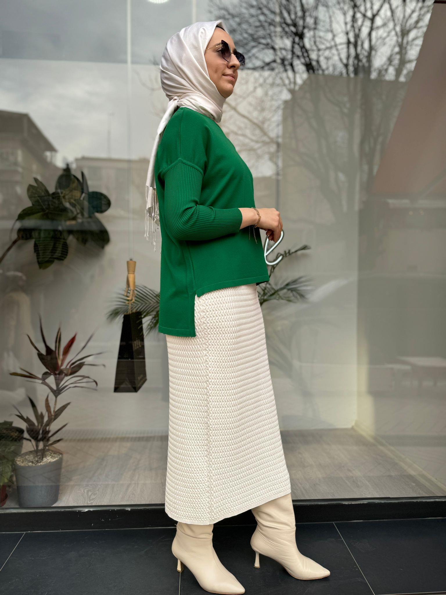 İnvee Kısa Evaze Tunik Benetton 5879