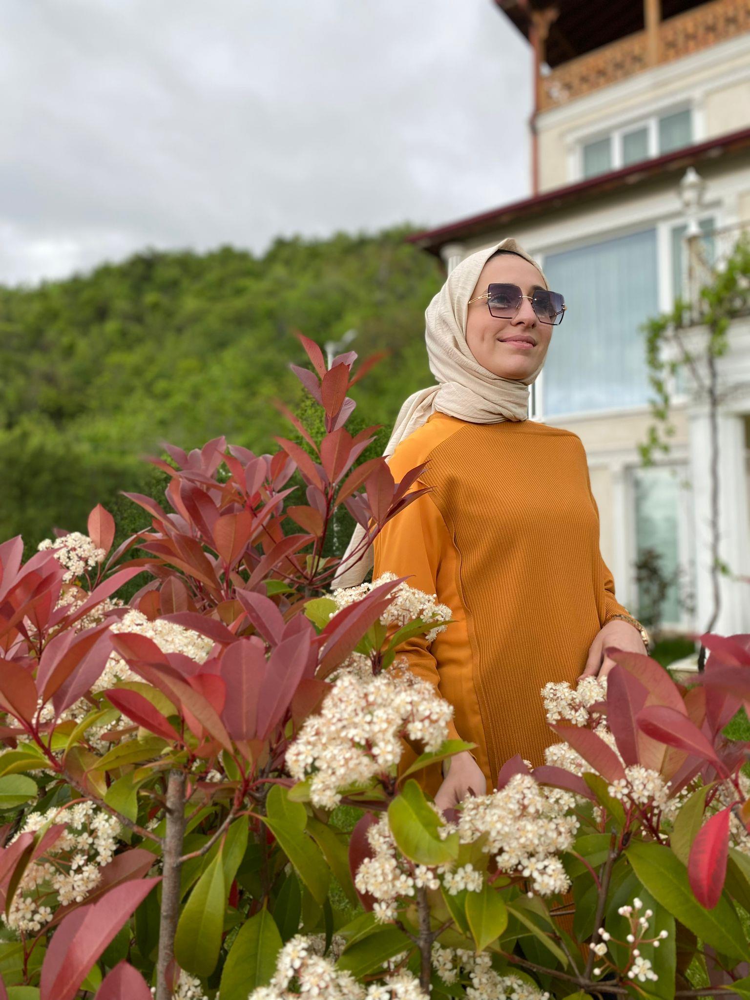 İnvee Omzu Şifon Karamel Tunik 6250