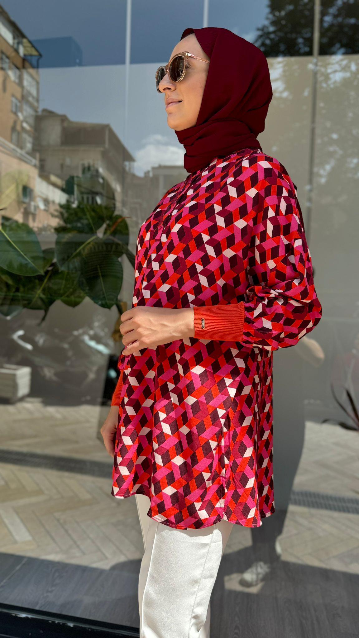 İnvee Pamuk Tunik Taba 6893