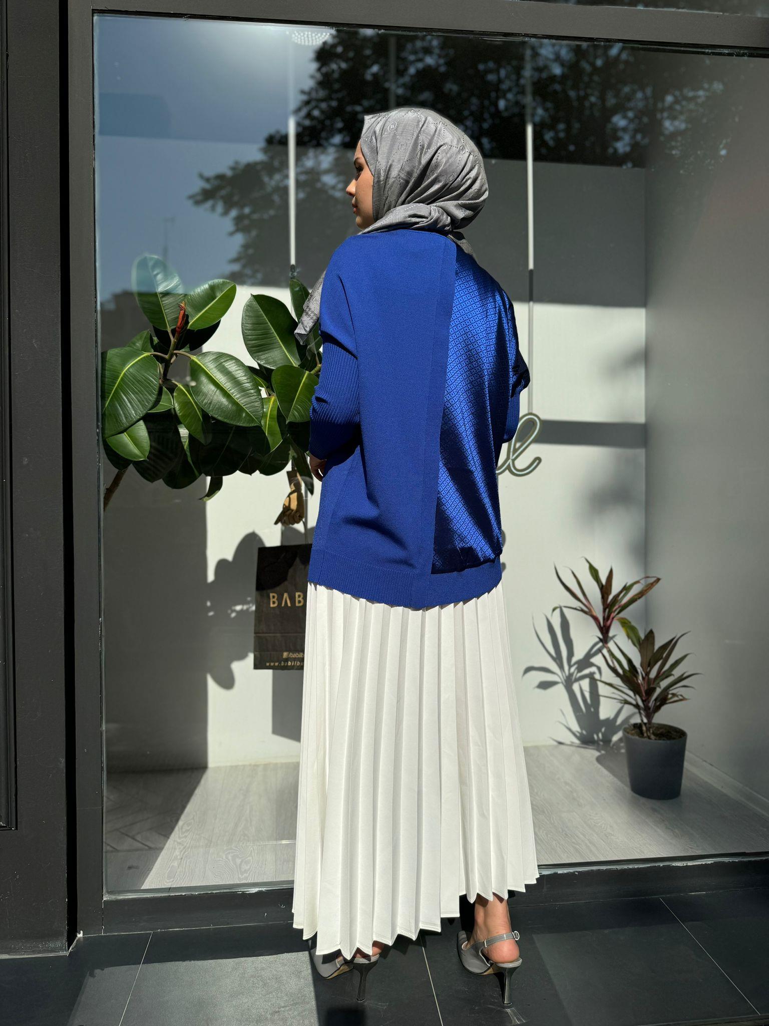 İnvee Rayon Tunik Saks 6248