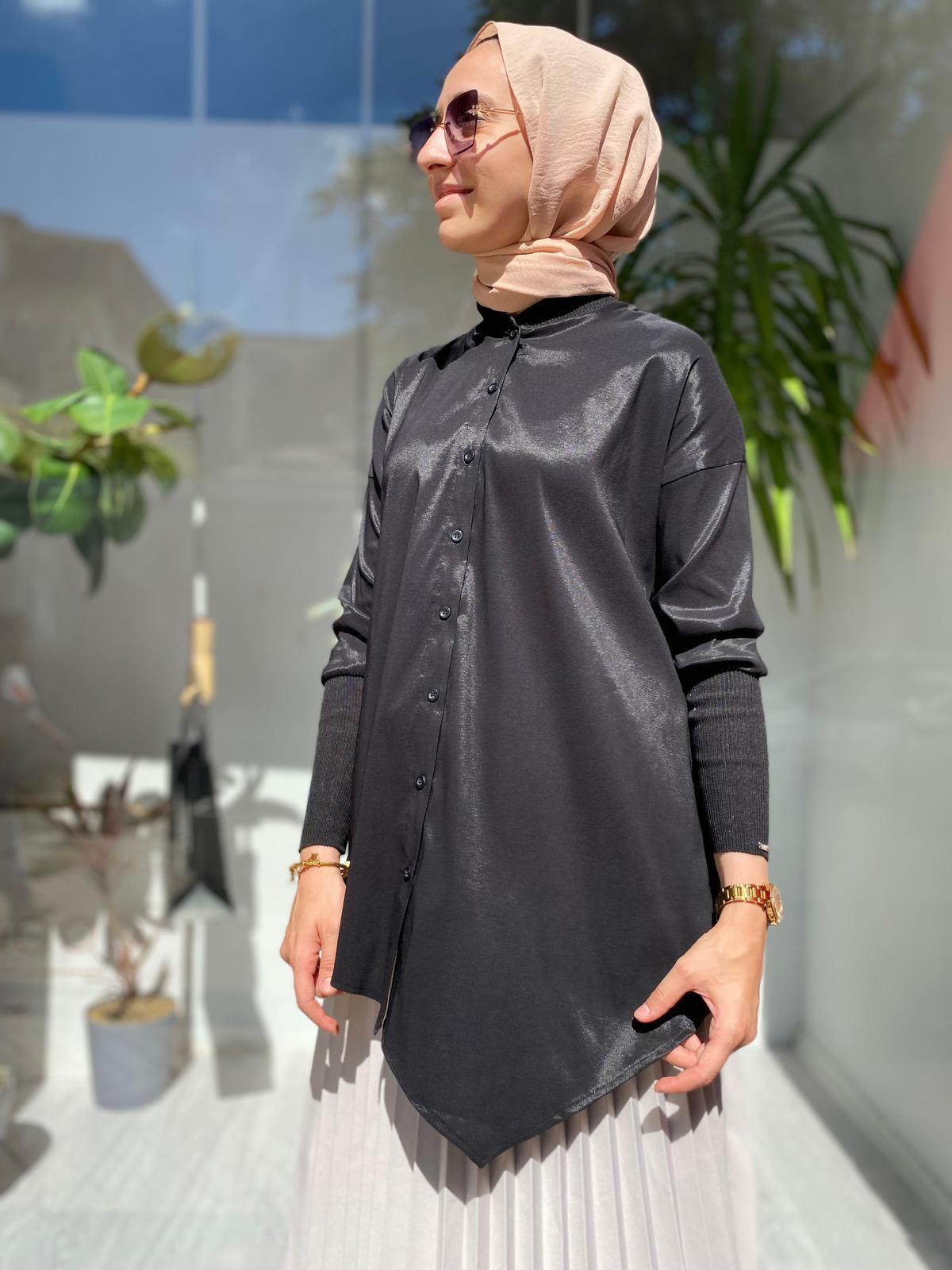 İnvee Siyah Gömlek 6452