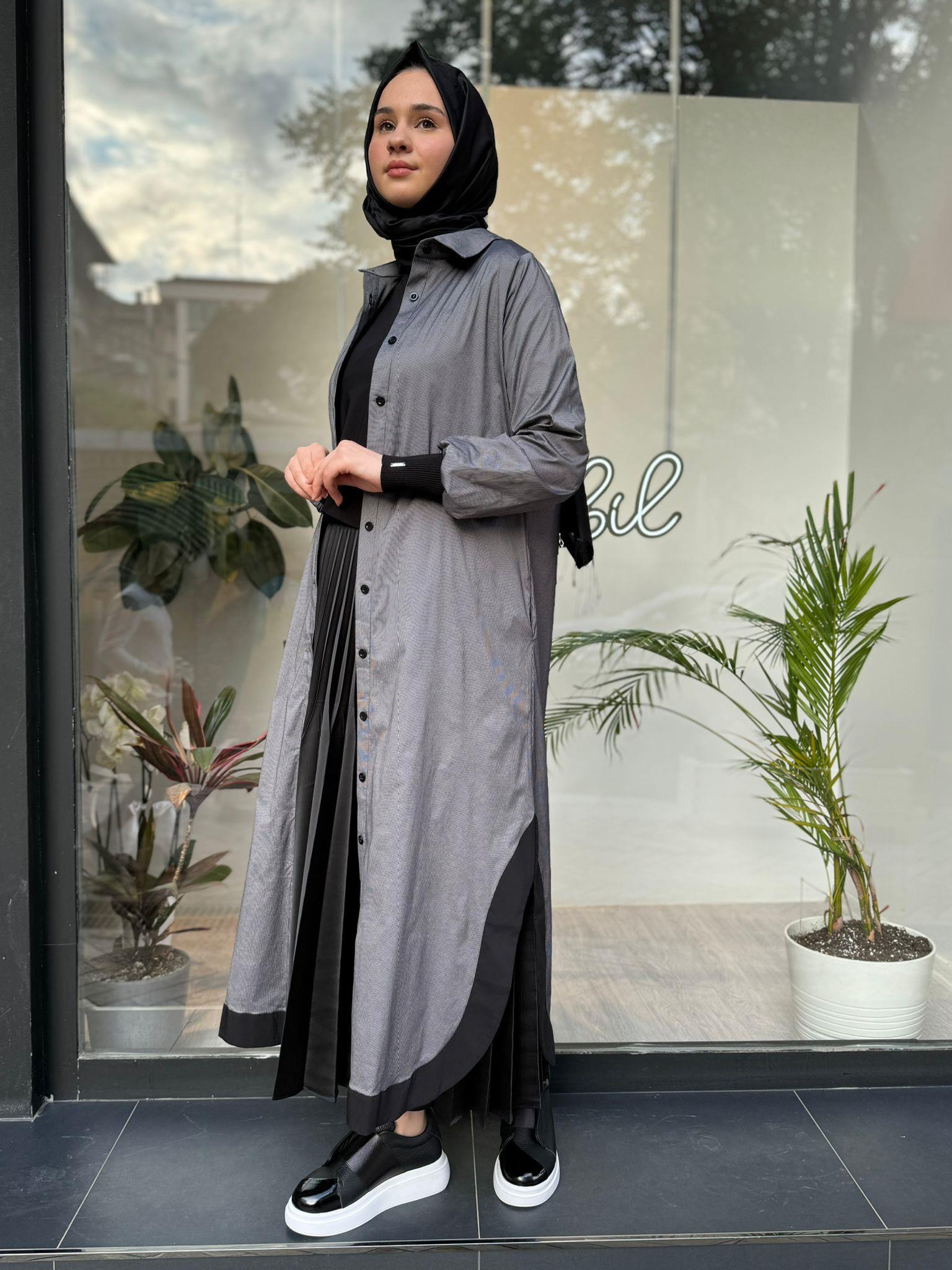 İnvee Siyah-Gri Kap 6895