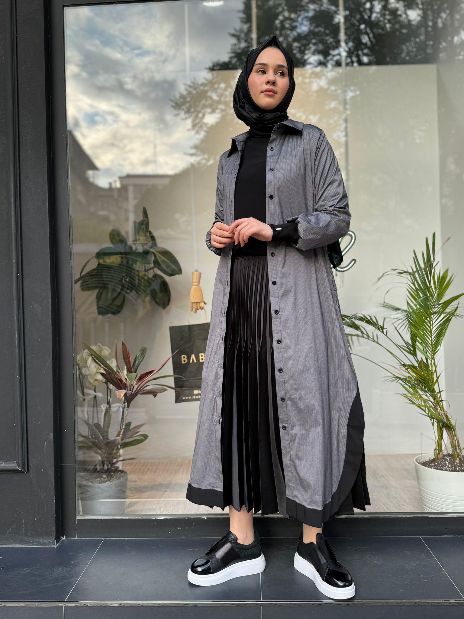 İnvee Siyah-Gri Kap 6895