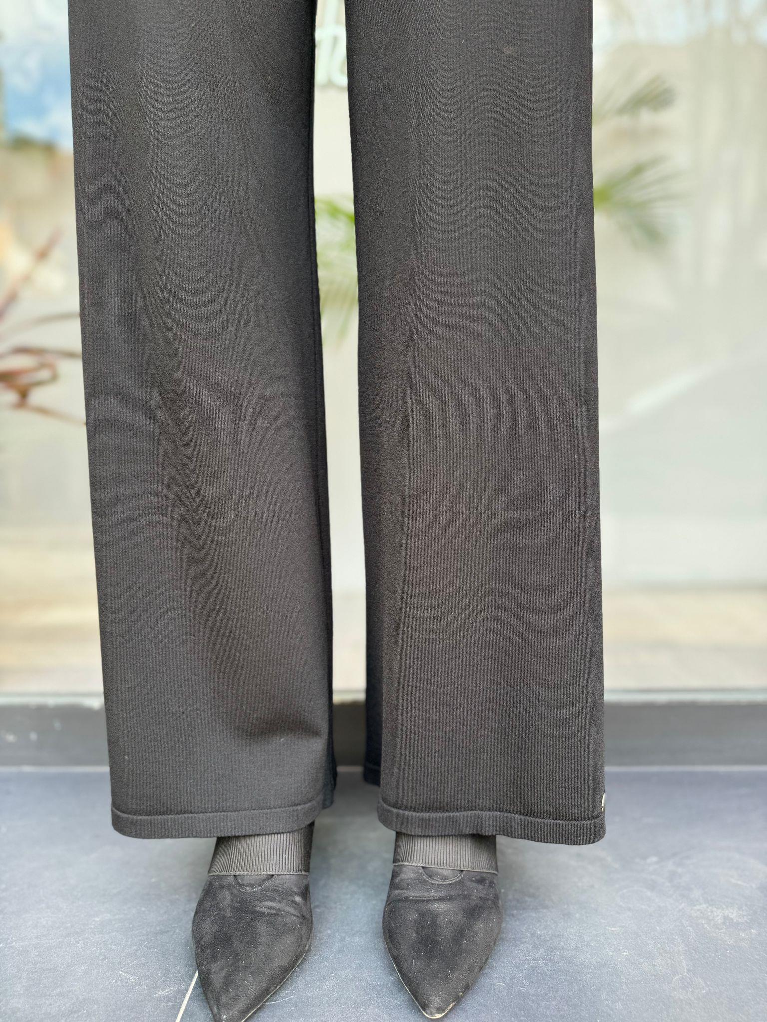İnvee Siyah Triko Pantolon 5749