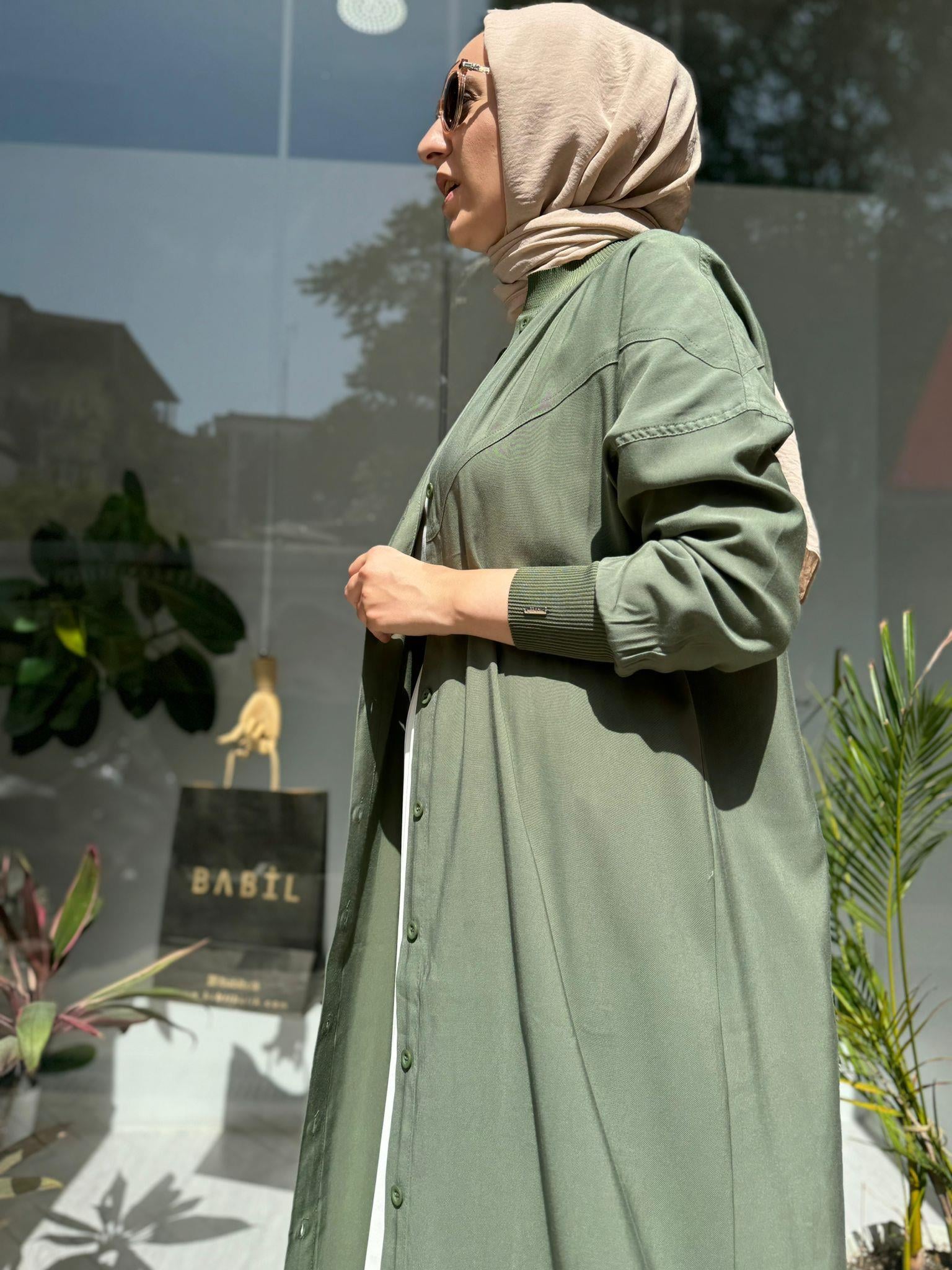 İnvee Tensel Yazlık Kap Haki 6897
