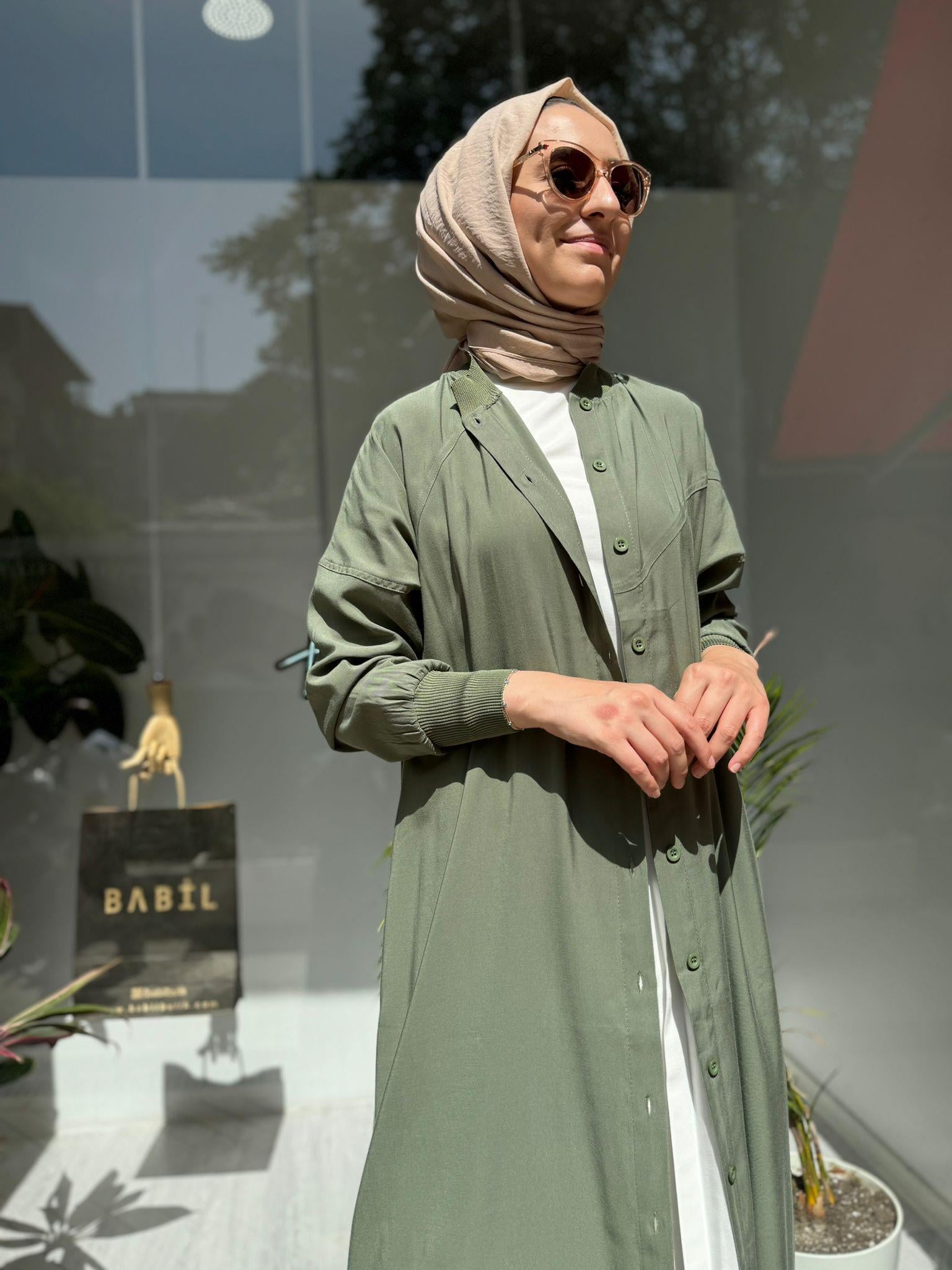 İnvee Tensel Yazlık Kap Haki 6897