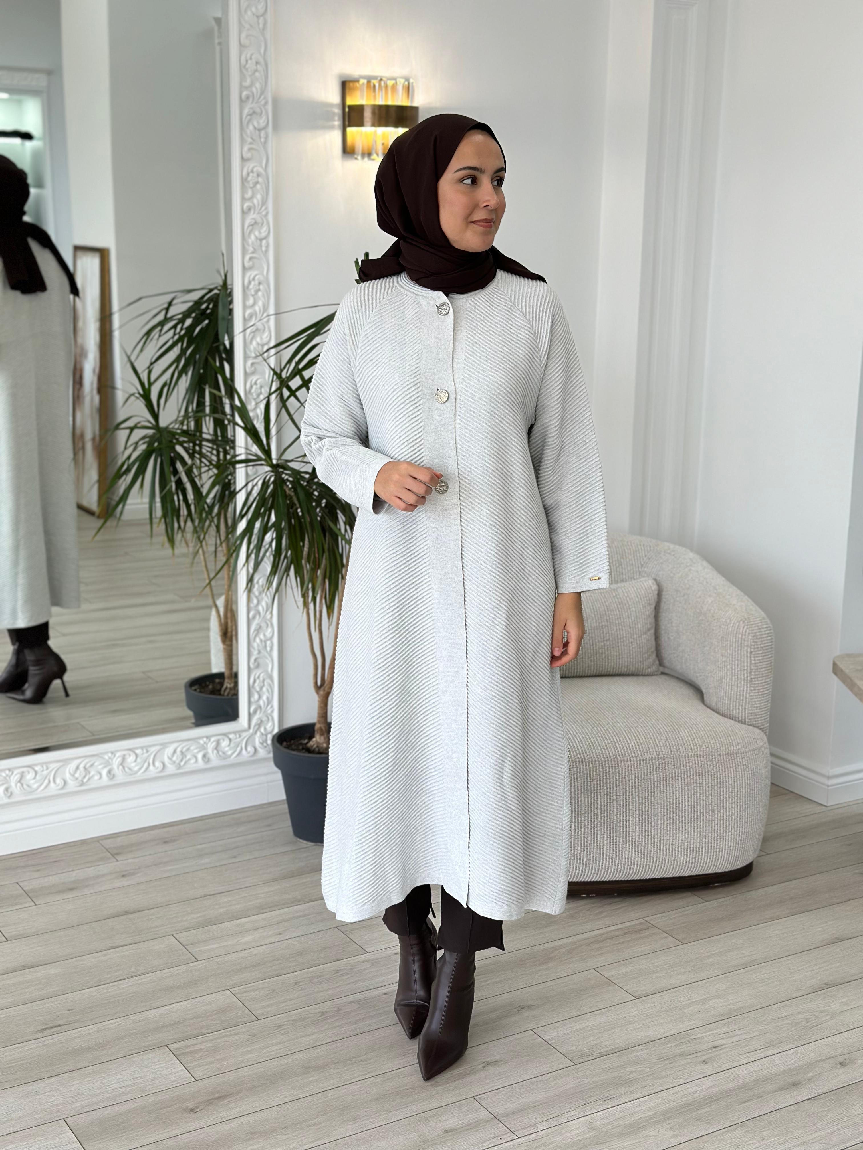 İnvee Triko Kap Gri 6866