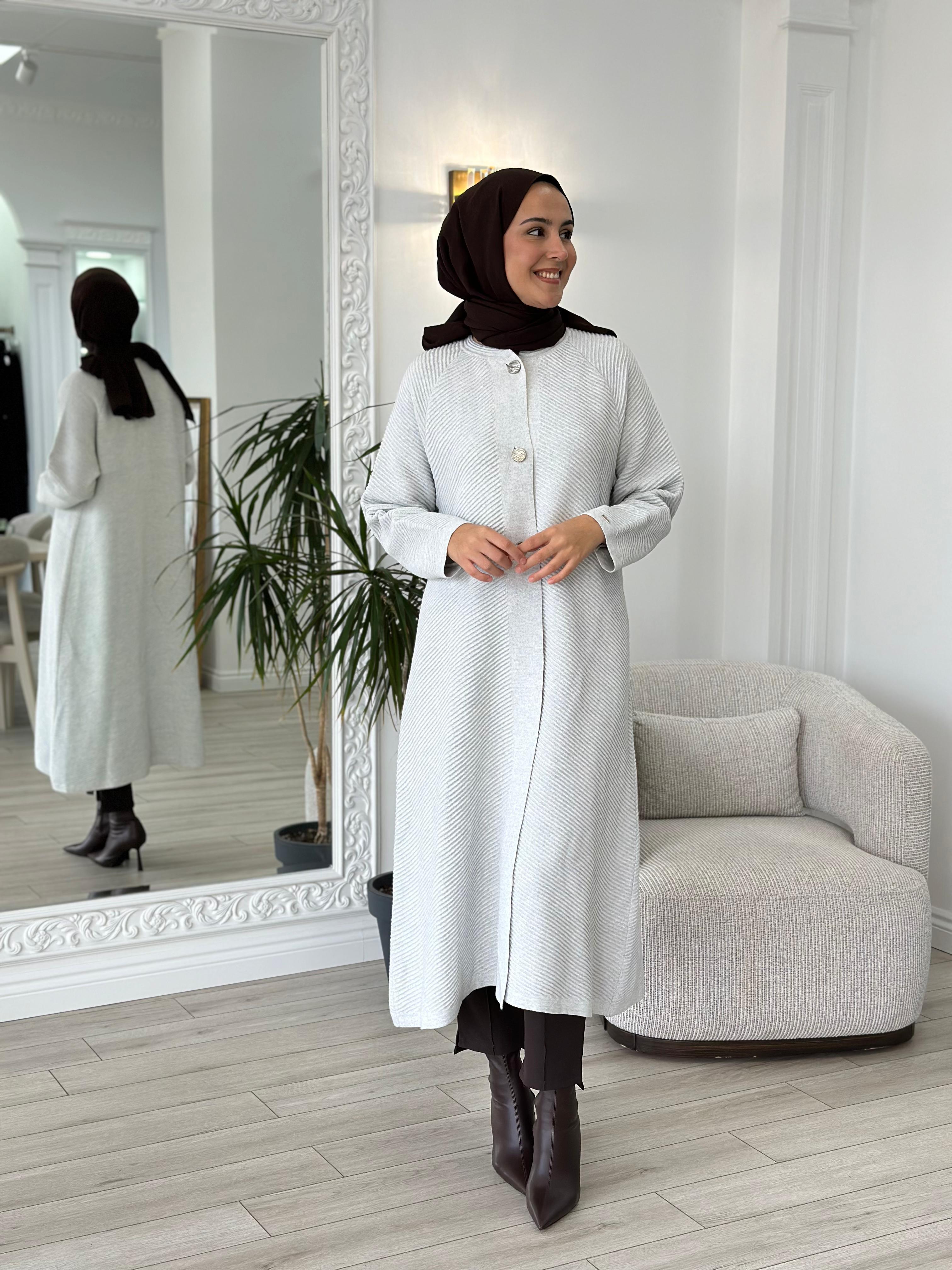 İnvee Triko Kap Gri 6866