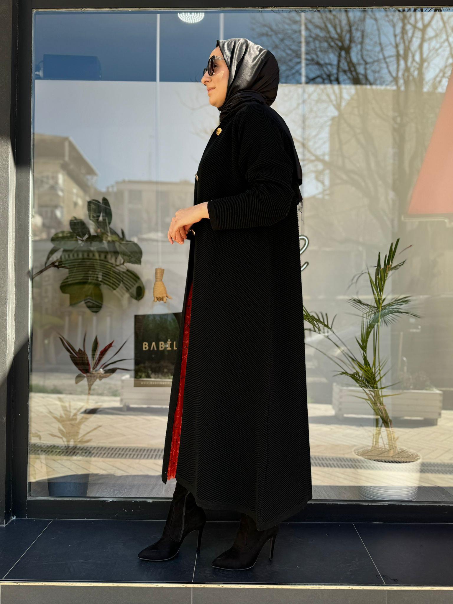 İnvee Triko Kap Siyah 6866