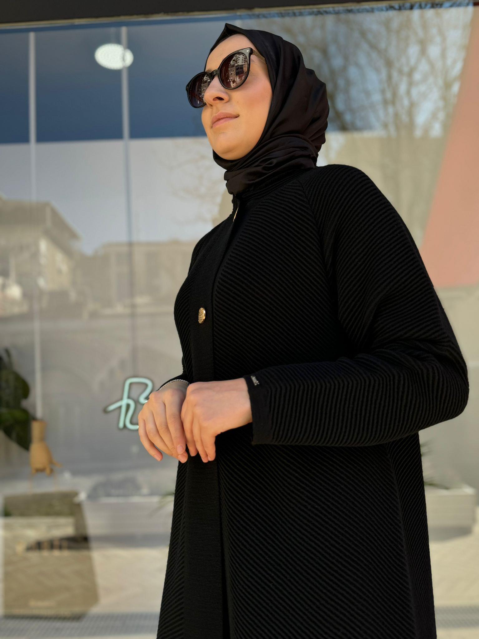 İnvee Triko Kap Siyah 6866