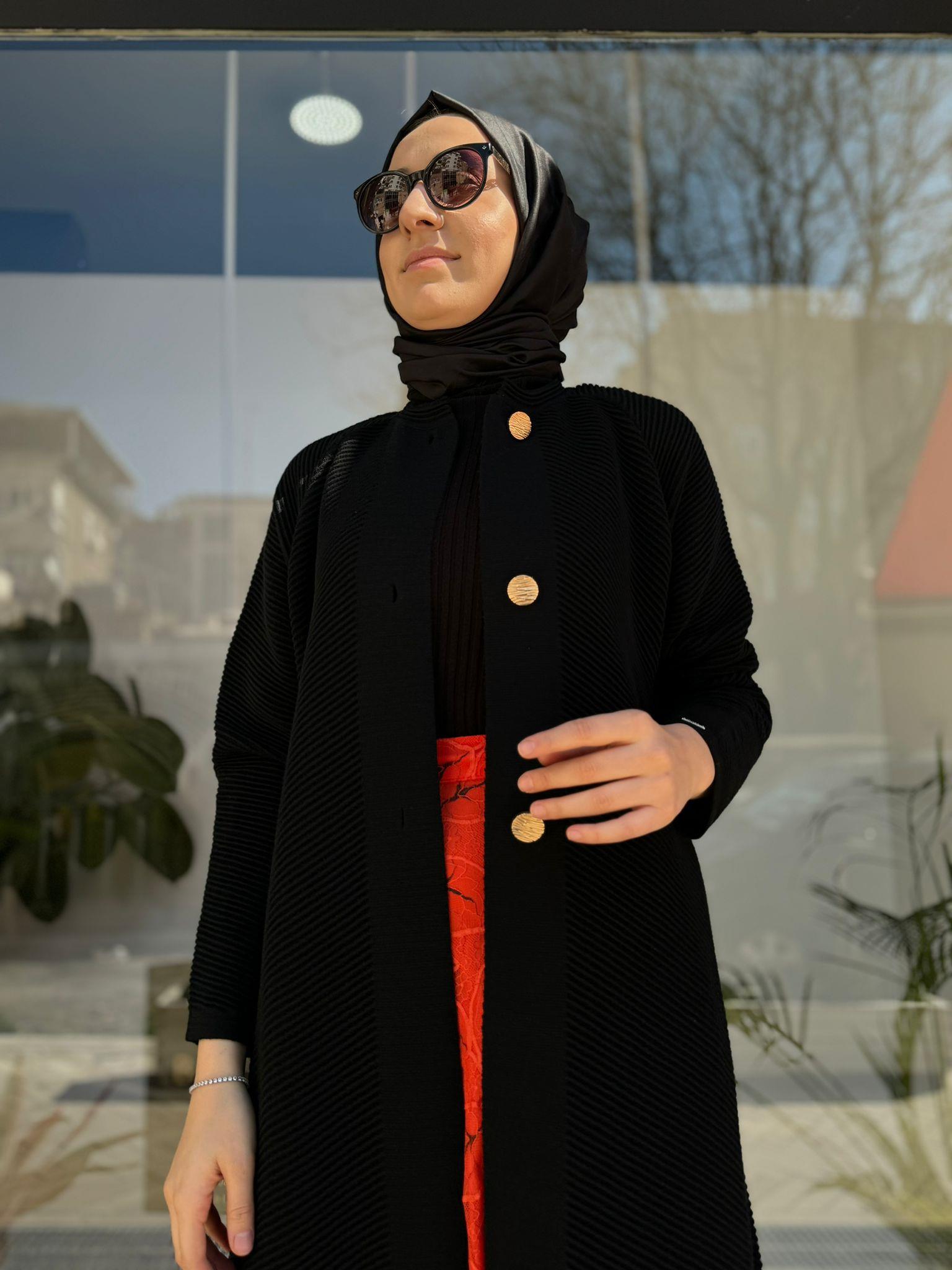 İnvee Triko Kap Siyah 6866