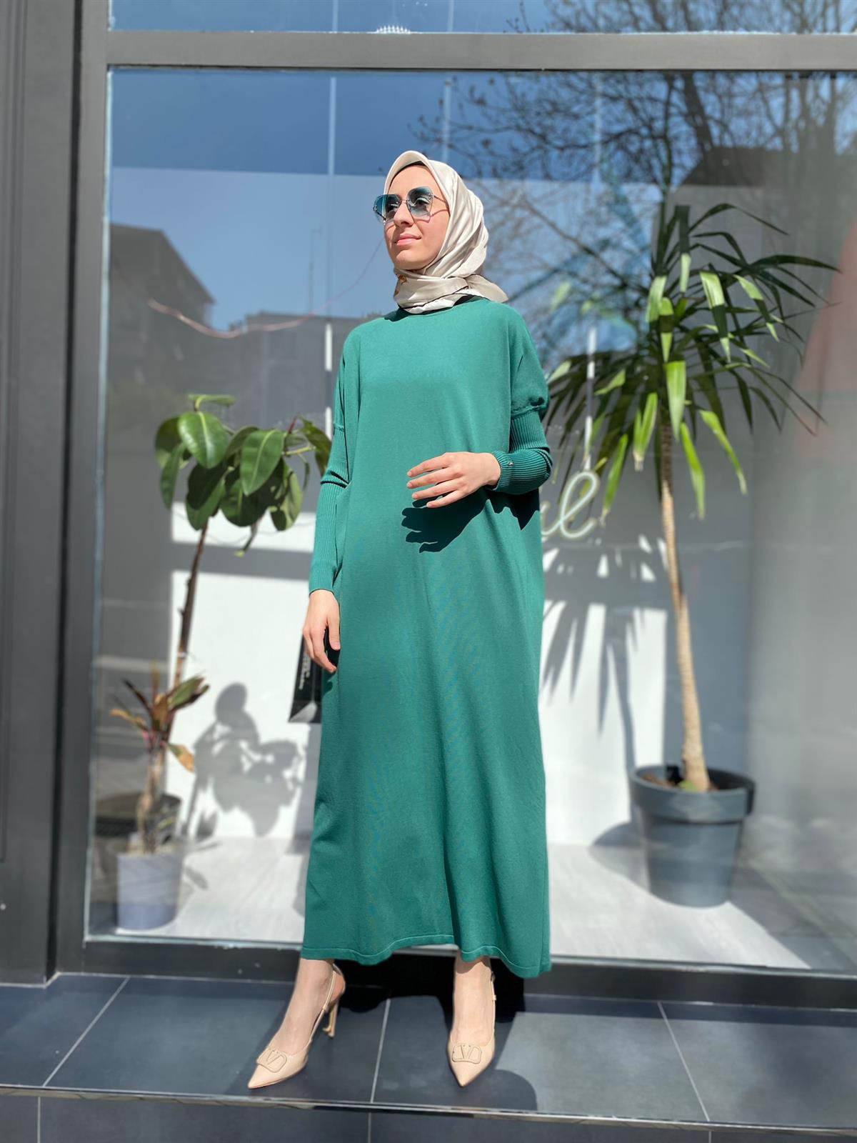 İnvee Triko Nefti Elbise 5747