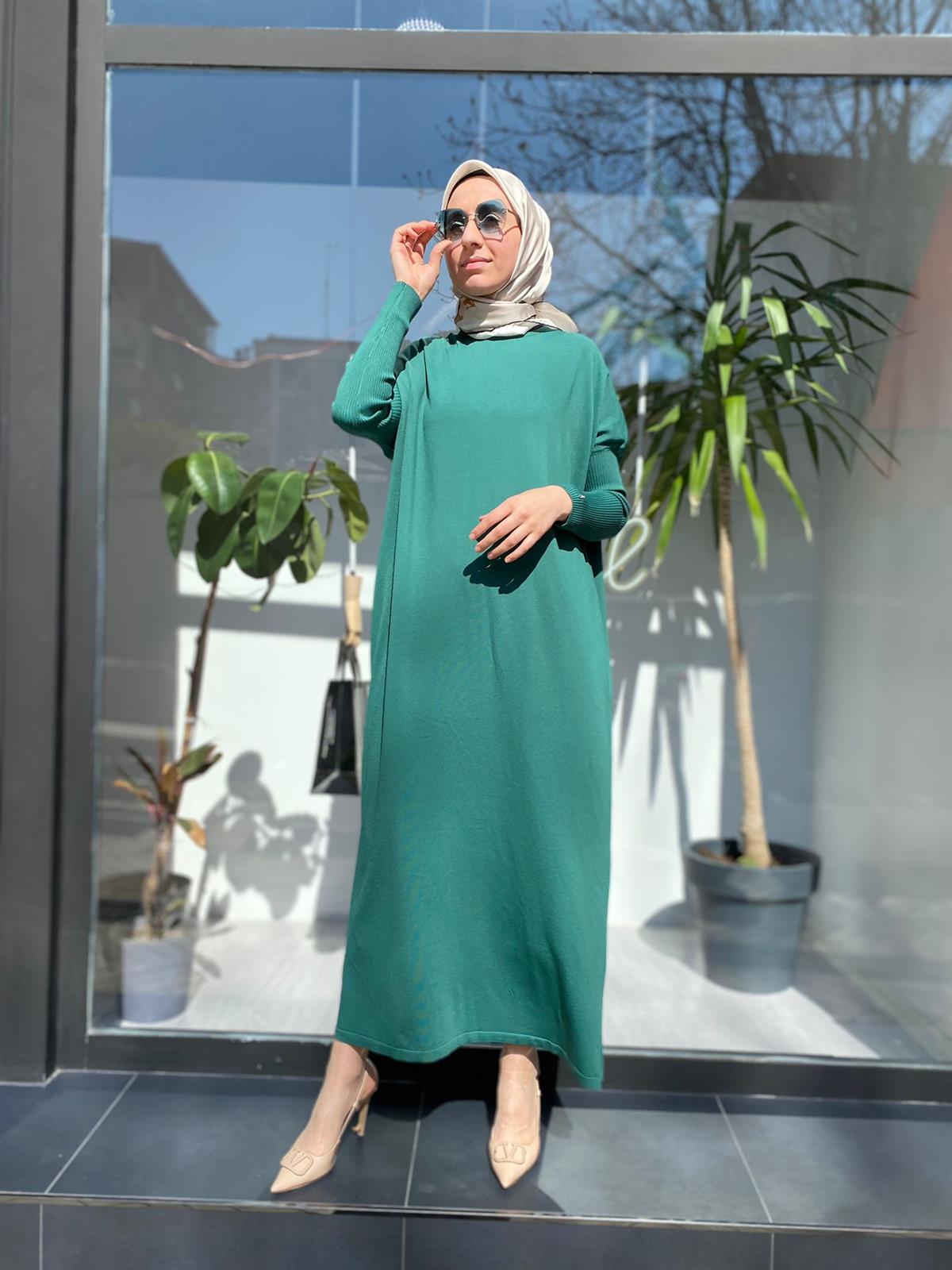 İnvee Triko Nefti Elbise 5747