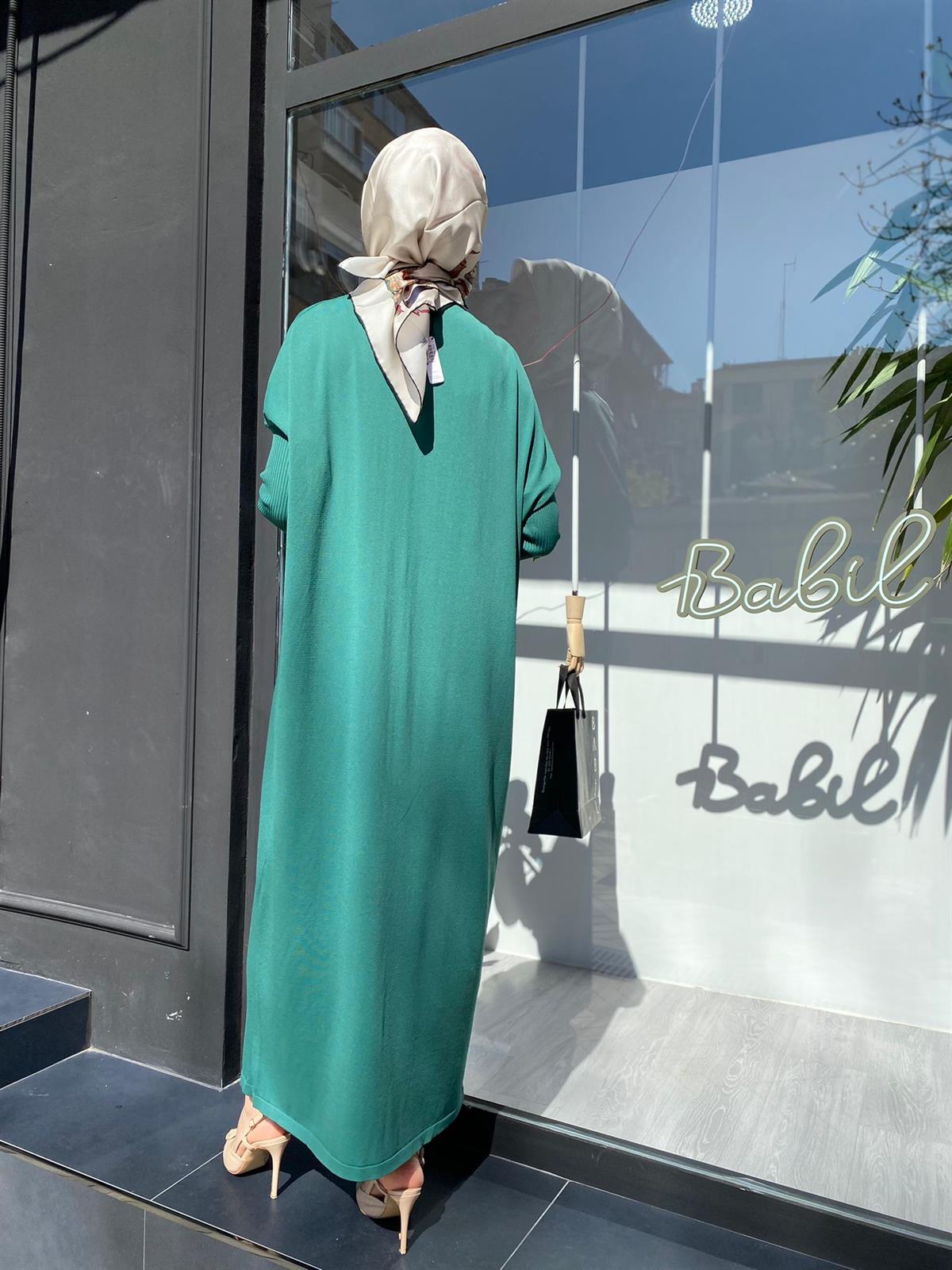 İnvee Triko Nefti Elbise 5747