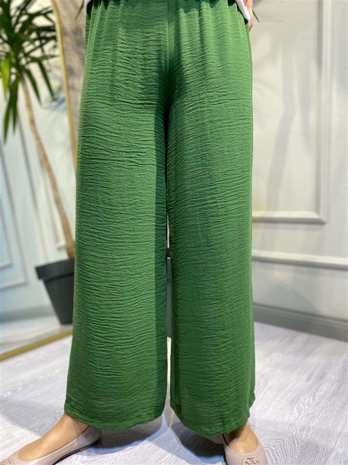 İnvee Yeşil Caz Pantalon 5930