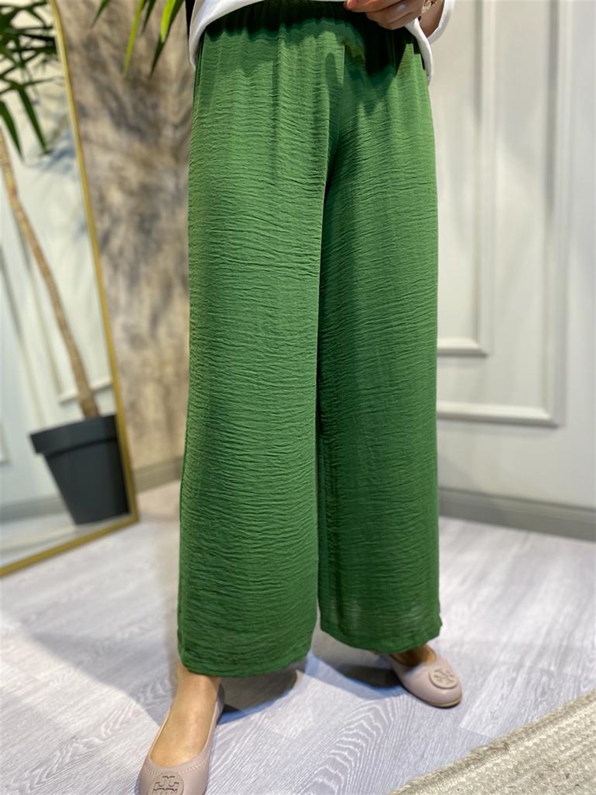 İnvee Yeşil Caz Pantalon 5930