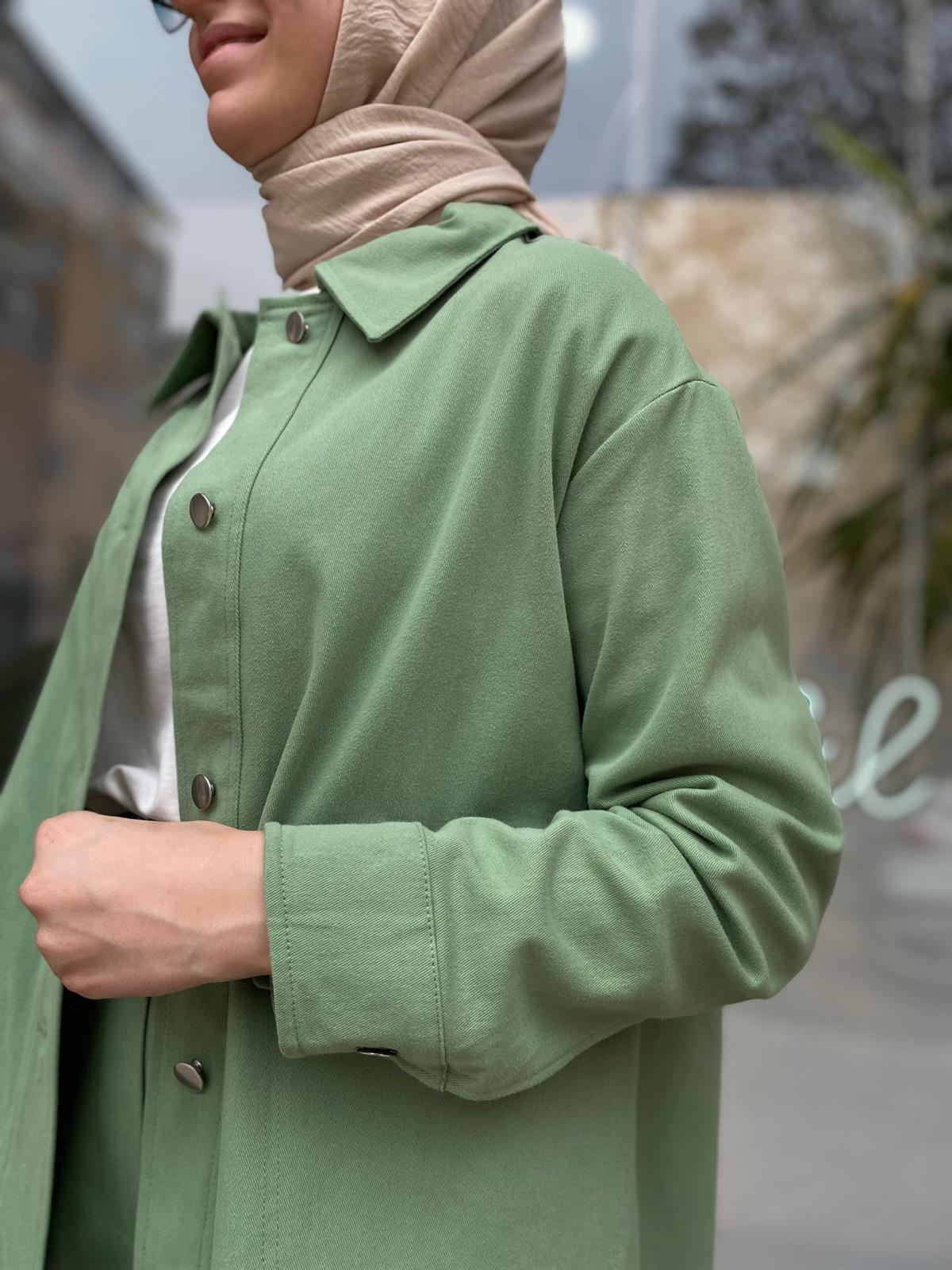 Invee Yeşil Ceket 6858