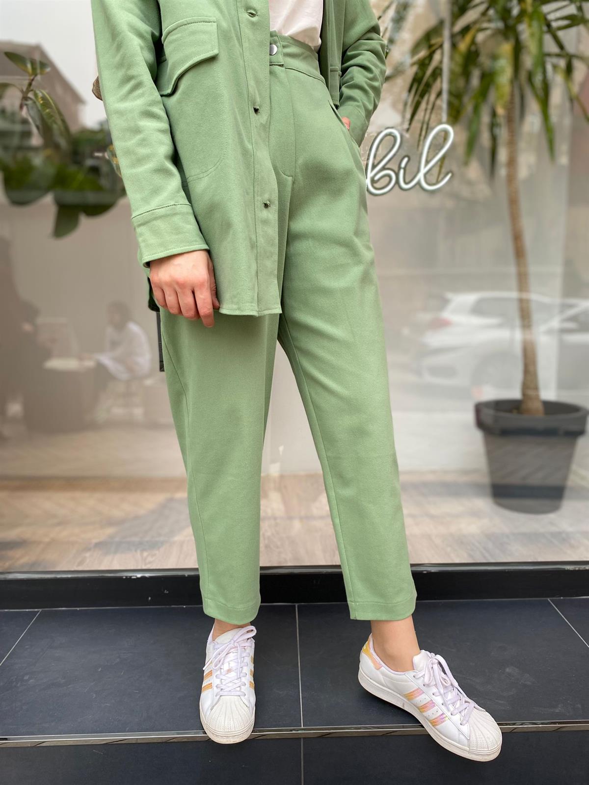 Invee Yeşil Pantolon 6857
