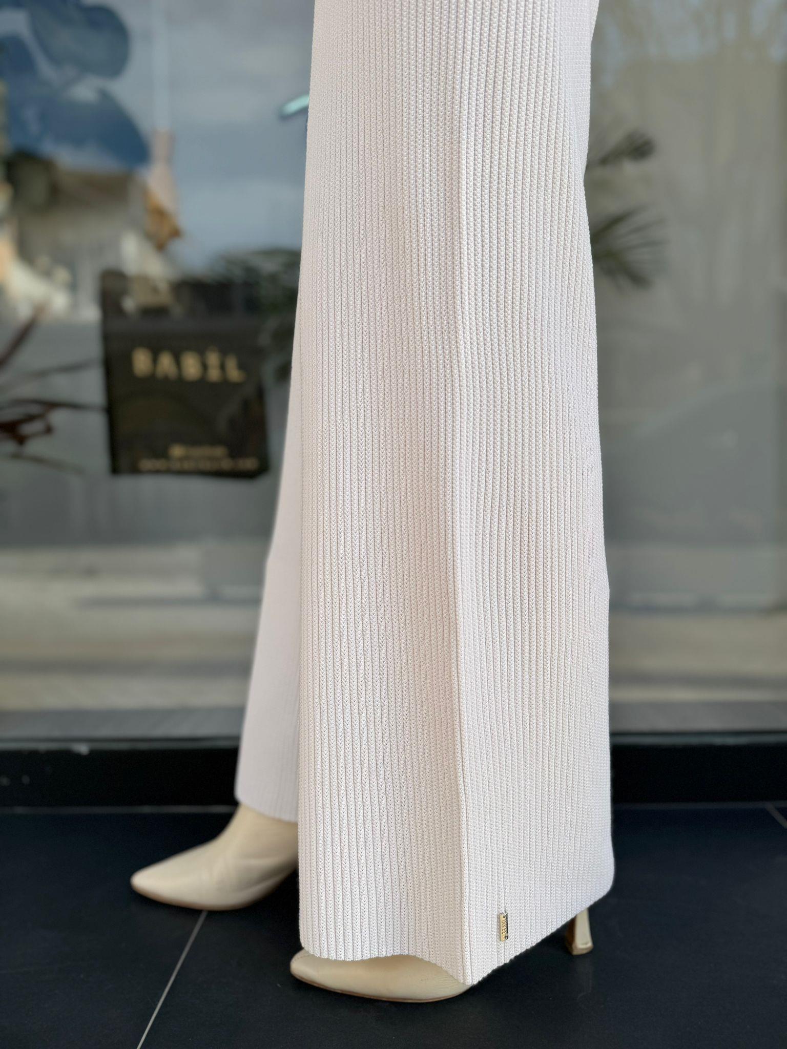 İnvee Yün Triko Pantolon Ekru 6695