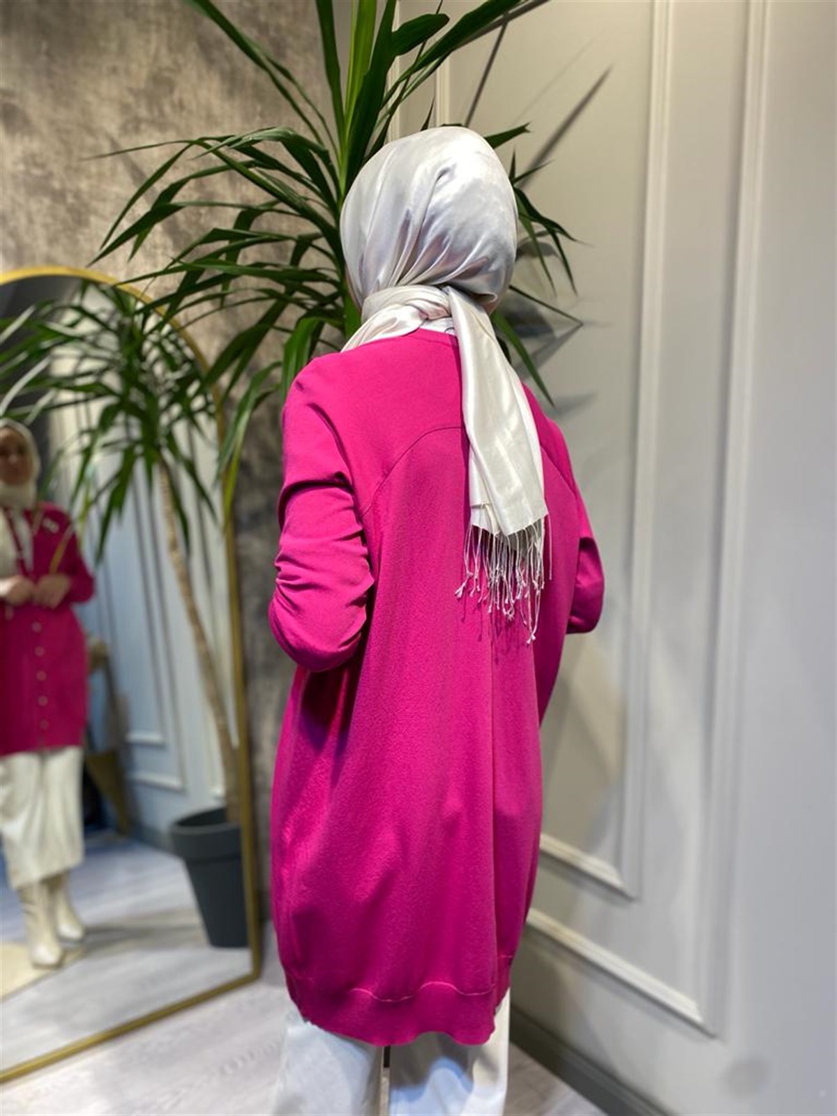 İnvee Yusufçuk Hırka Fuşya 6283