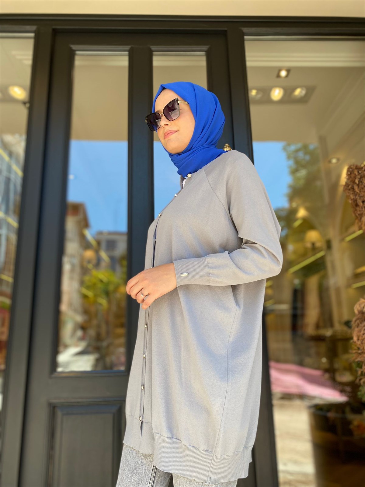 İnvee Yusufçuk Hırka Gri 6283