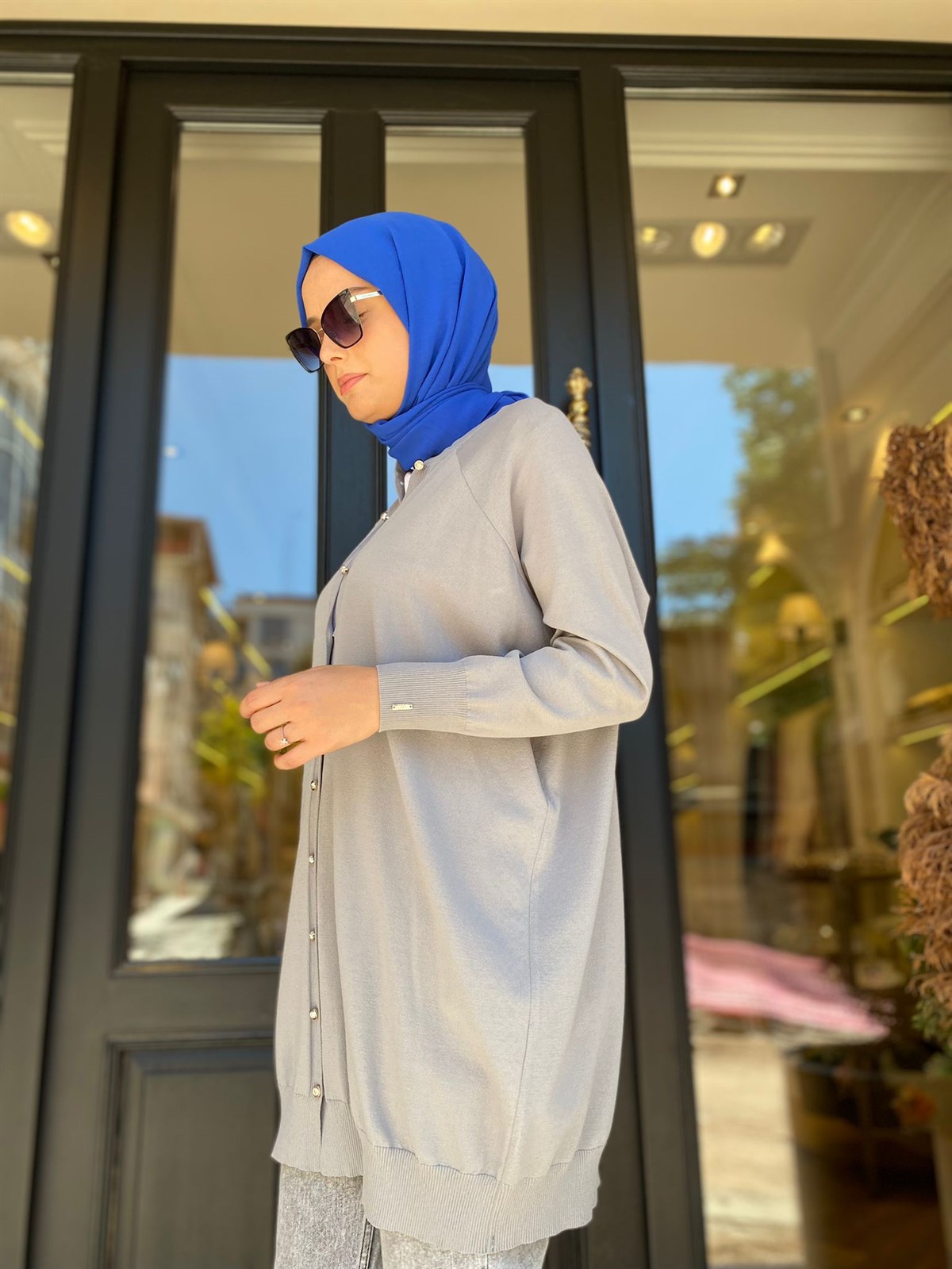 İnvee Yusufçuk Hırka Gri 6283
