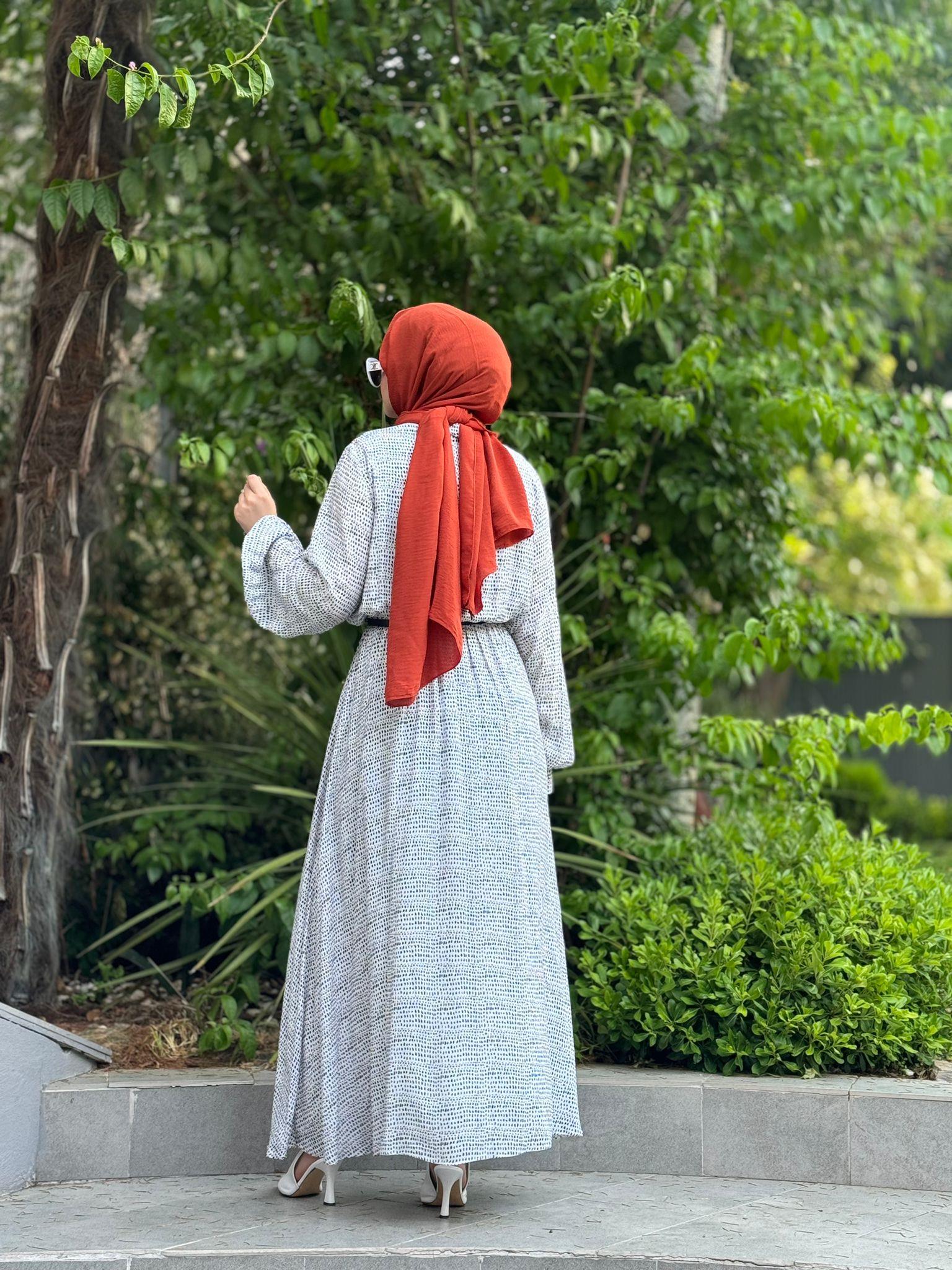 Kahma Benekli Elbise Siyah 24y13051