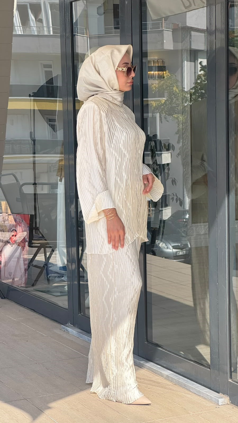 Kahma Bürümcük Dokulu Bol Pantolon 26y11311