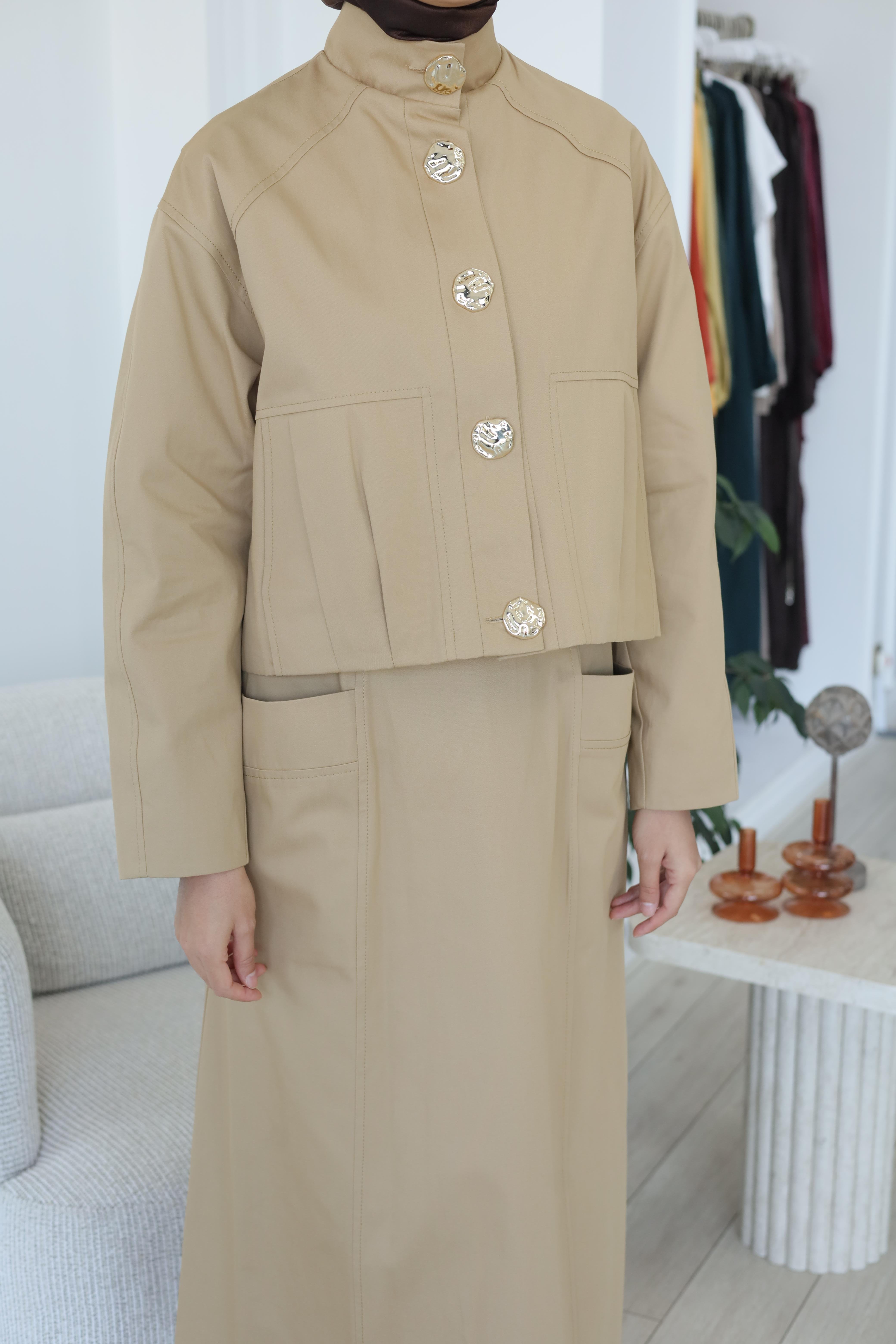 Kahma Ceket Bej 25k25205