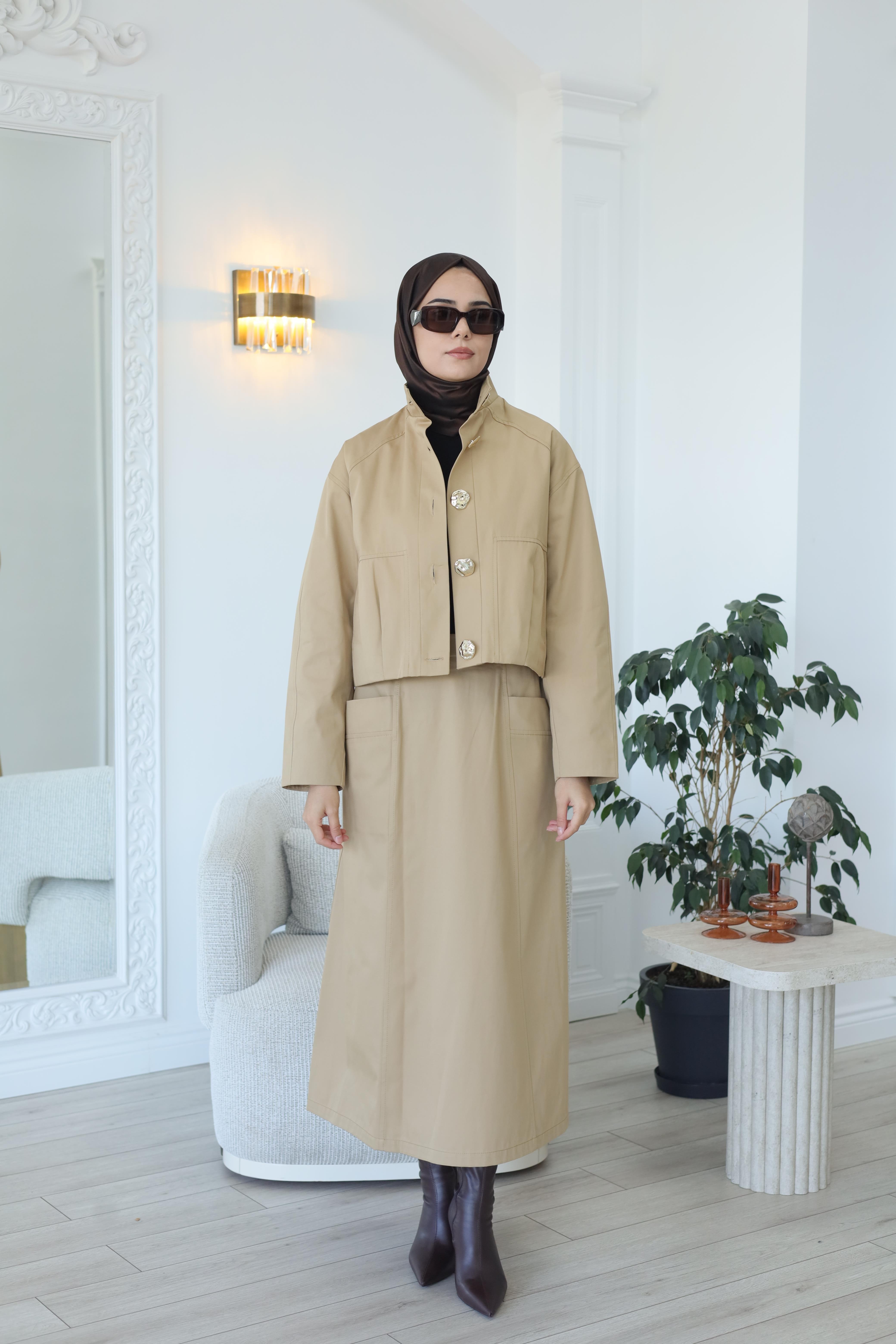Kahma Ceket Bej 25k25205