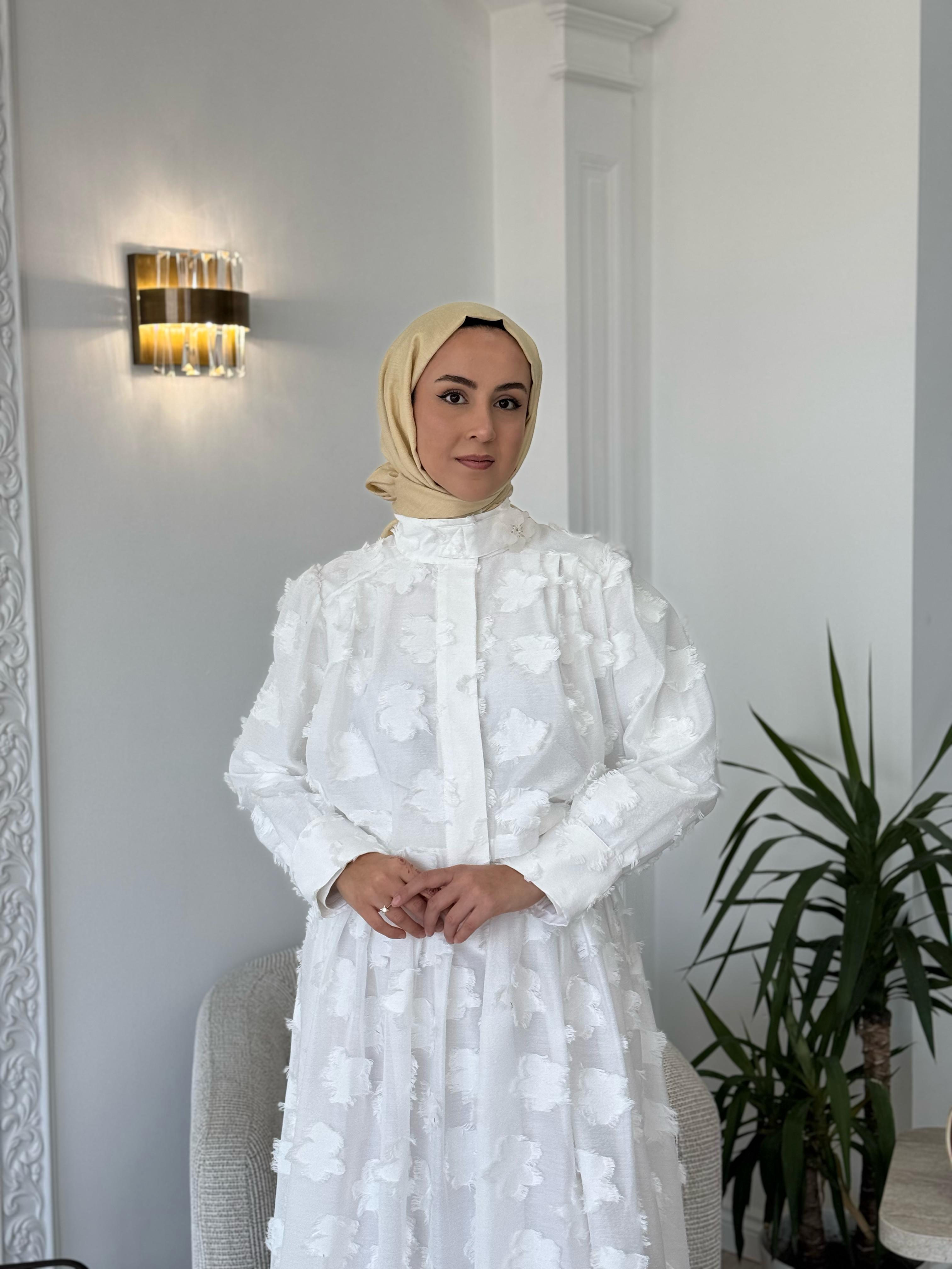 Kahma Ceket Beyaz 25y25160