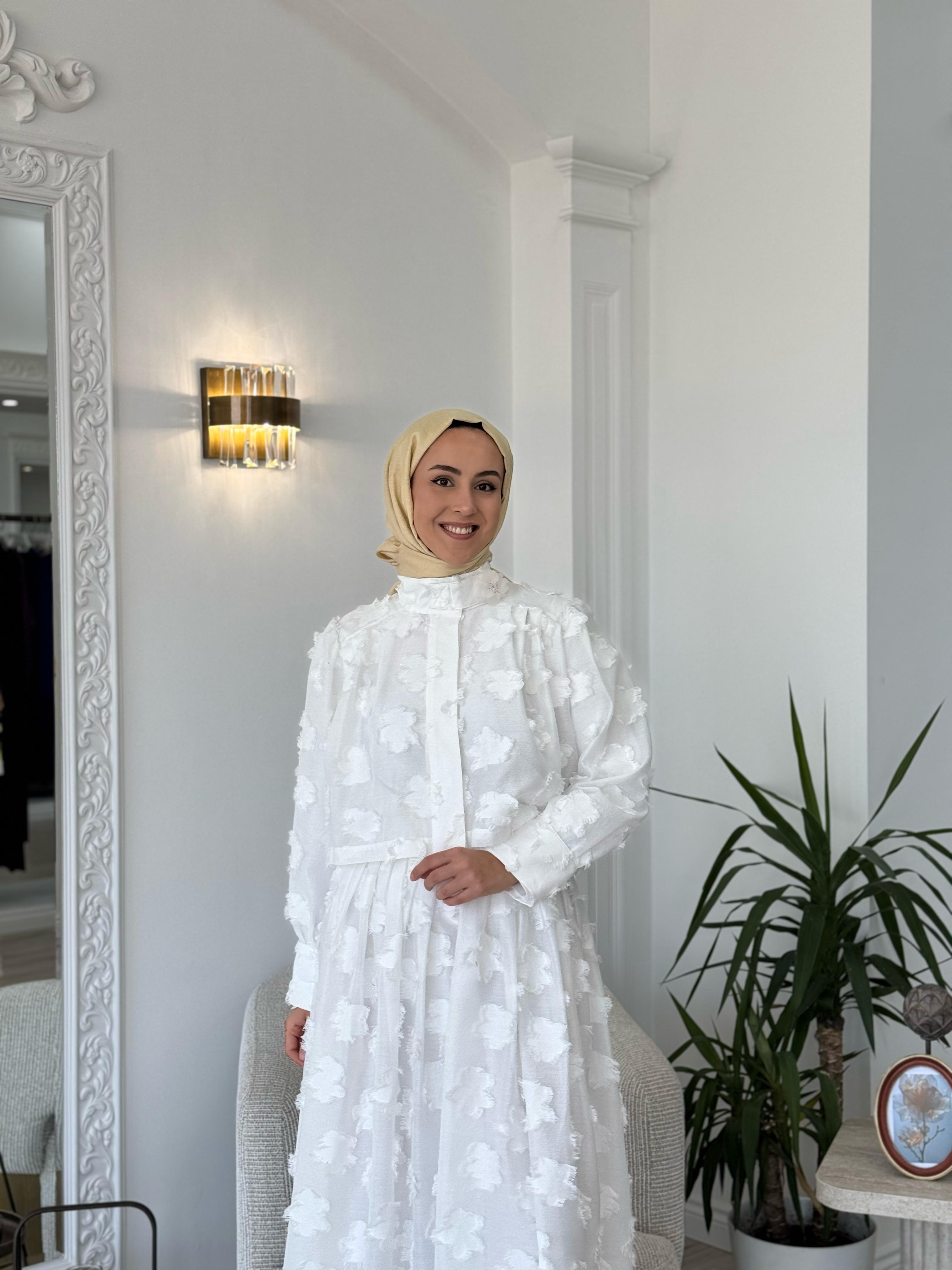 Kahma Ceket Beyaz 25y25160