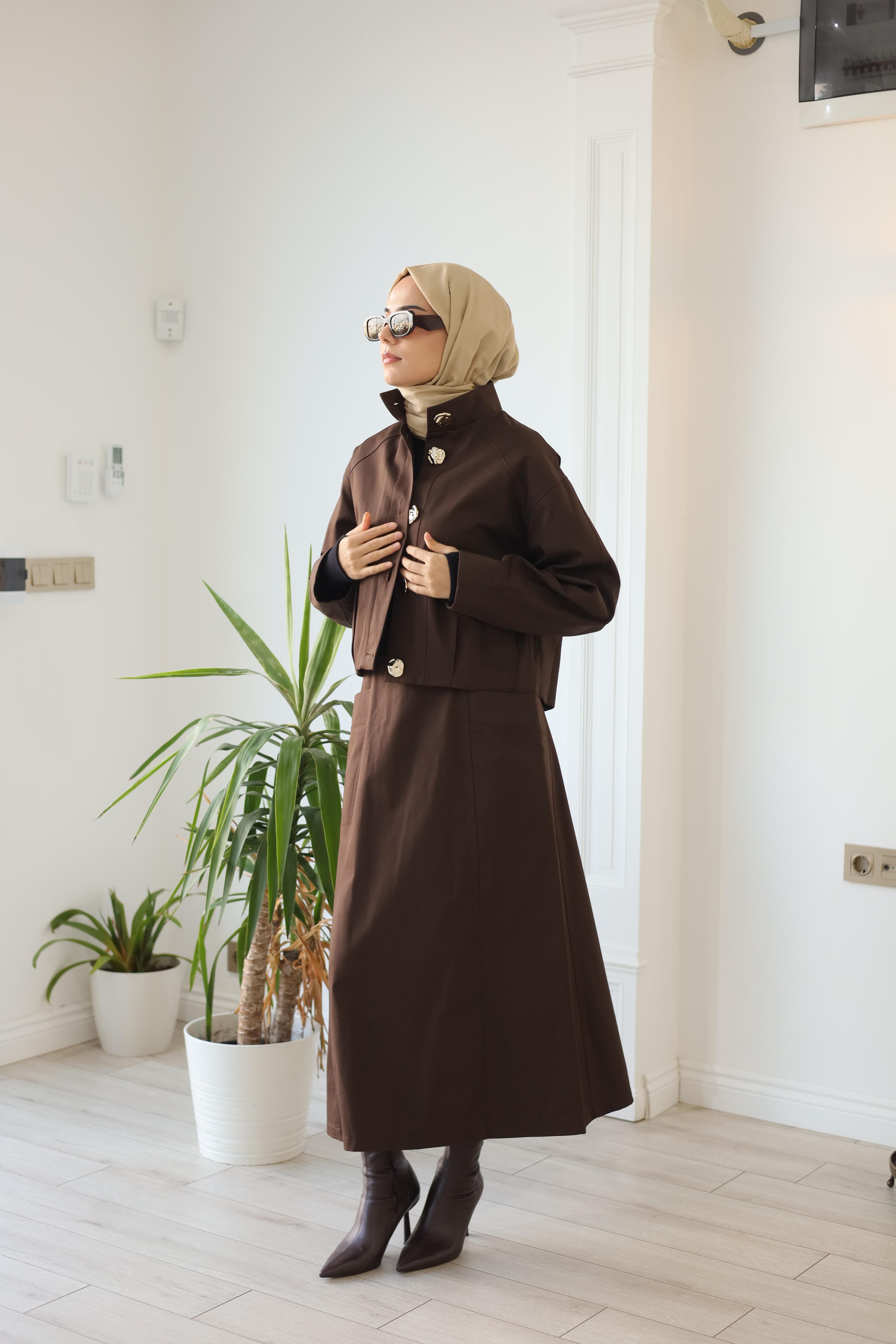 Kahma Ceket Kahve 25k25205