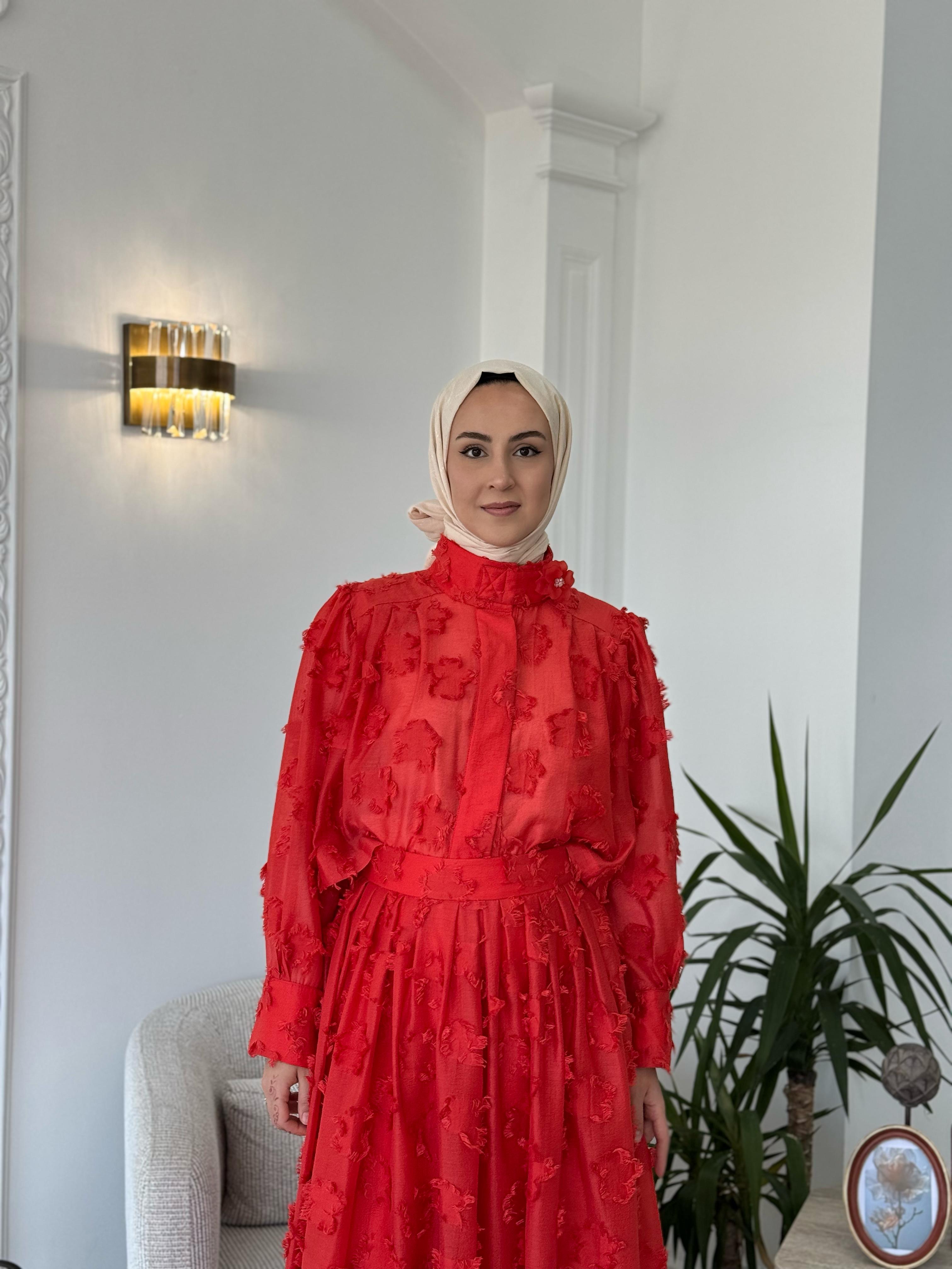 Kahma Ceket Mercan 25y25160
