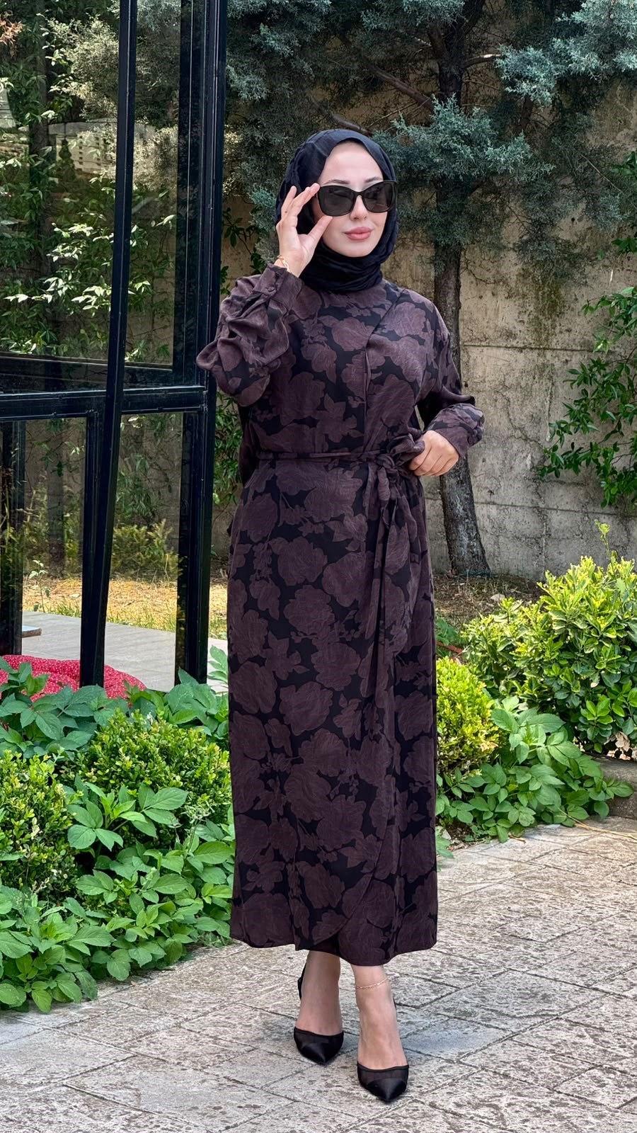 Kahma Çiçek Desenli Takım 26y17305