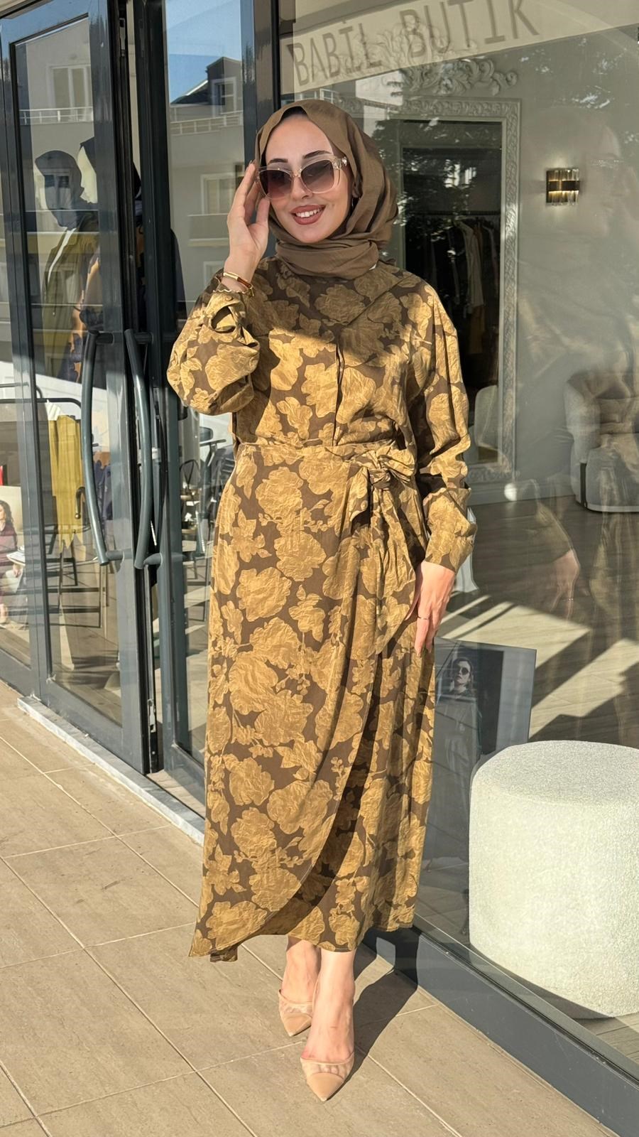 Kahma Çiçek Desenli Takım 26y17305