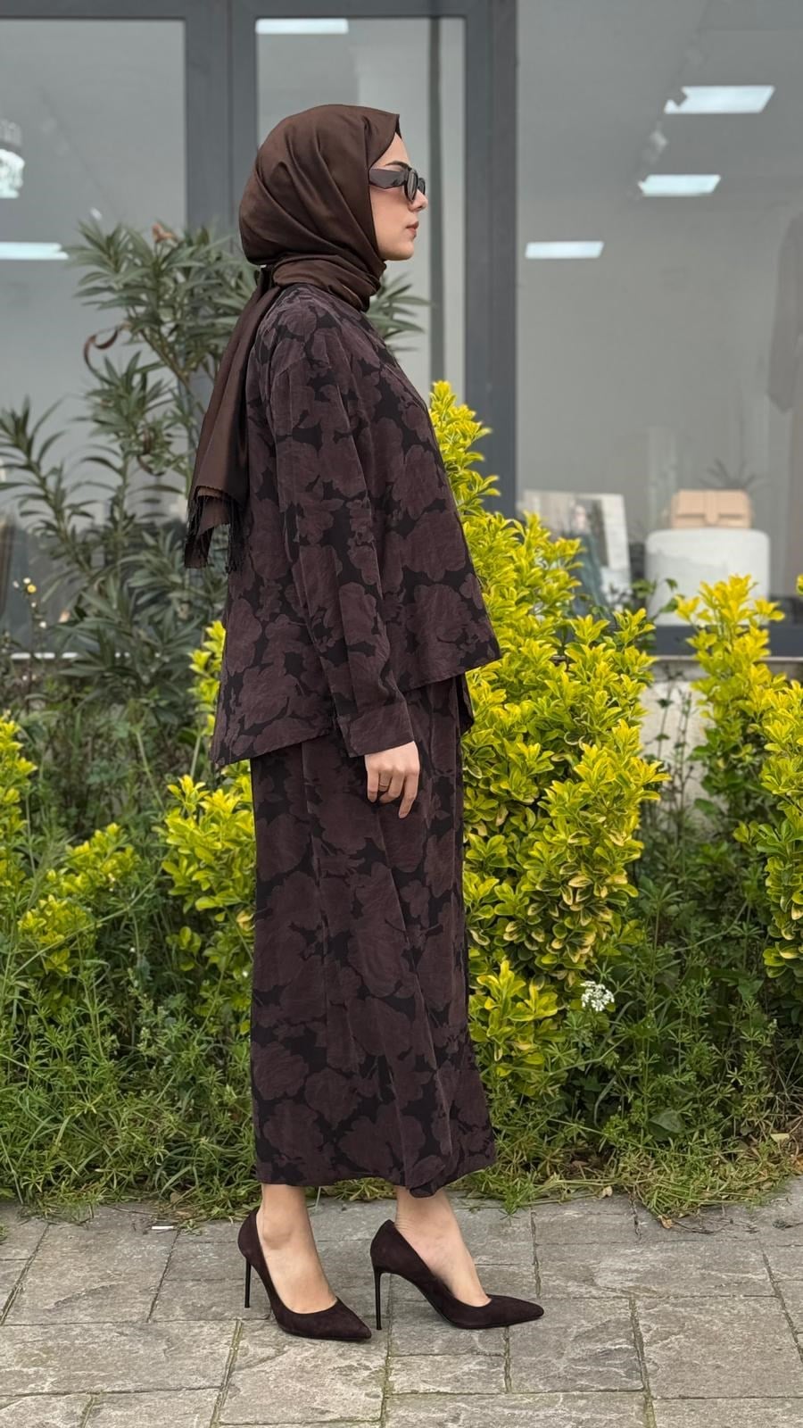Kahma Çiçek Desenli Takım 26y17305