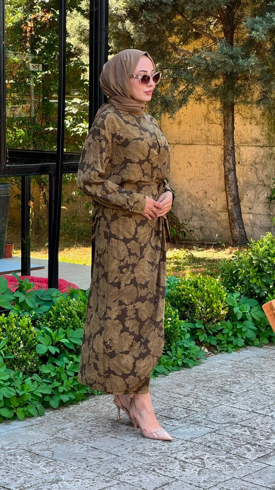 Kahma Çiçek Desenli Takım 26y17305