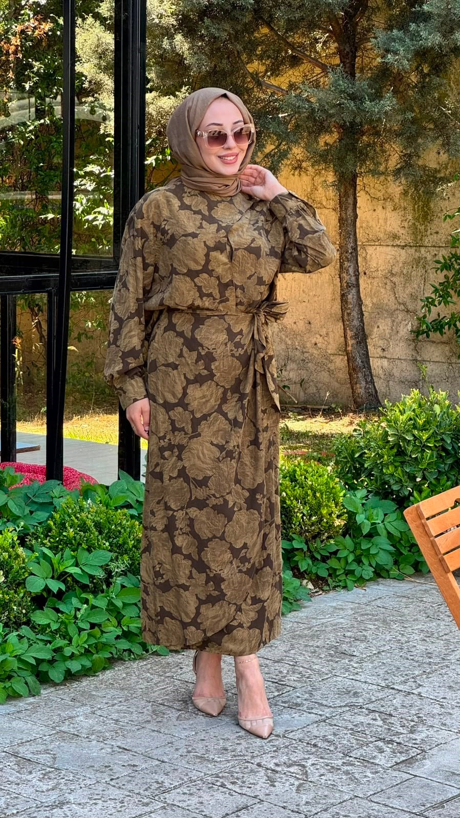 Kahma Çiçek Desenli Takım 26y17305