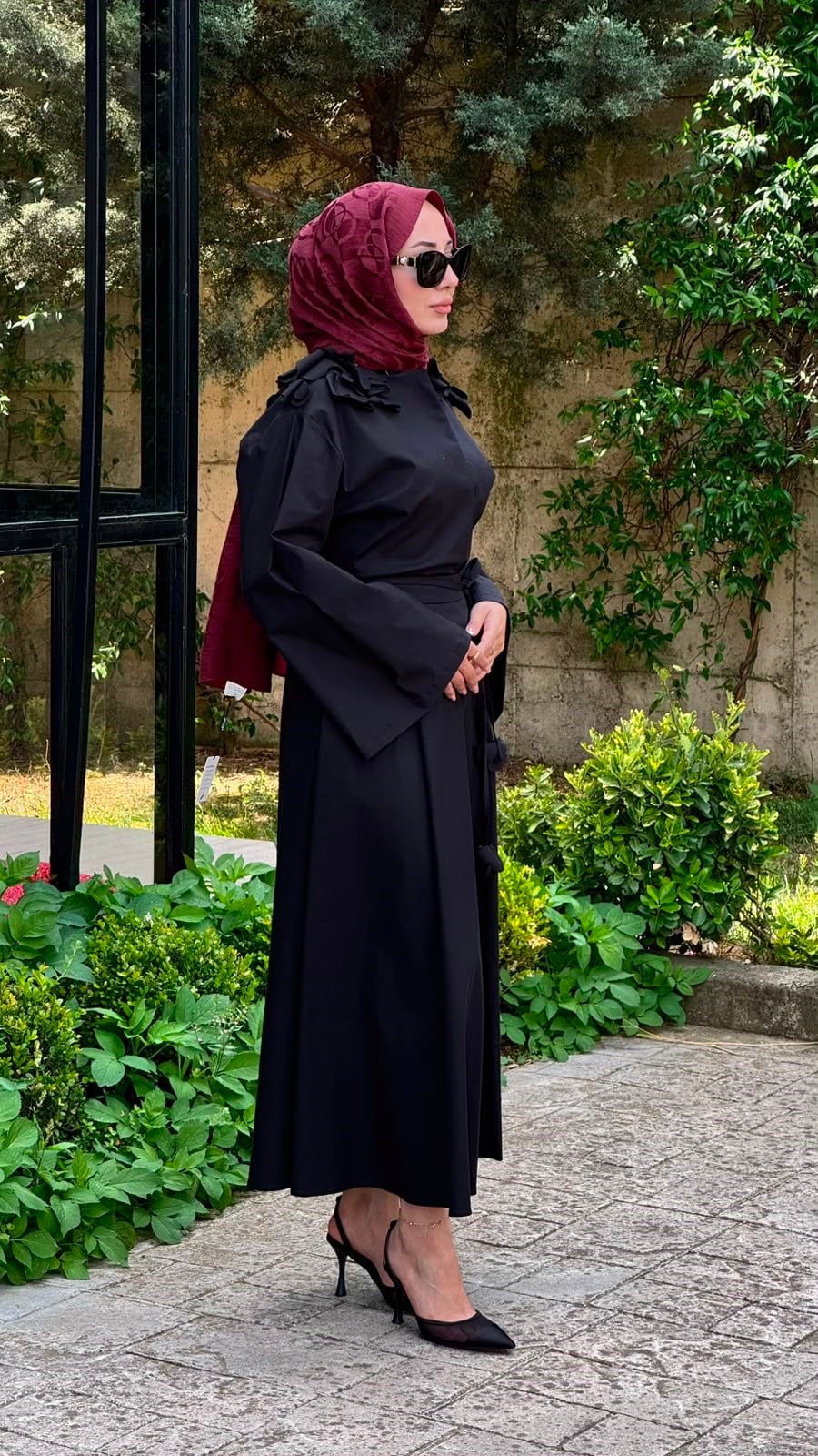 Kahma Çiçekli Omuz Detay Takım 26y25310
