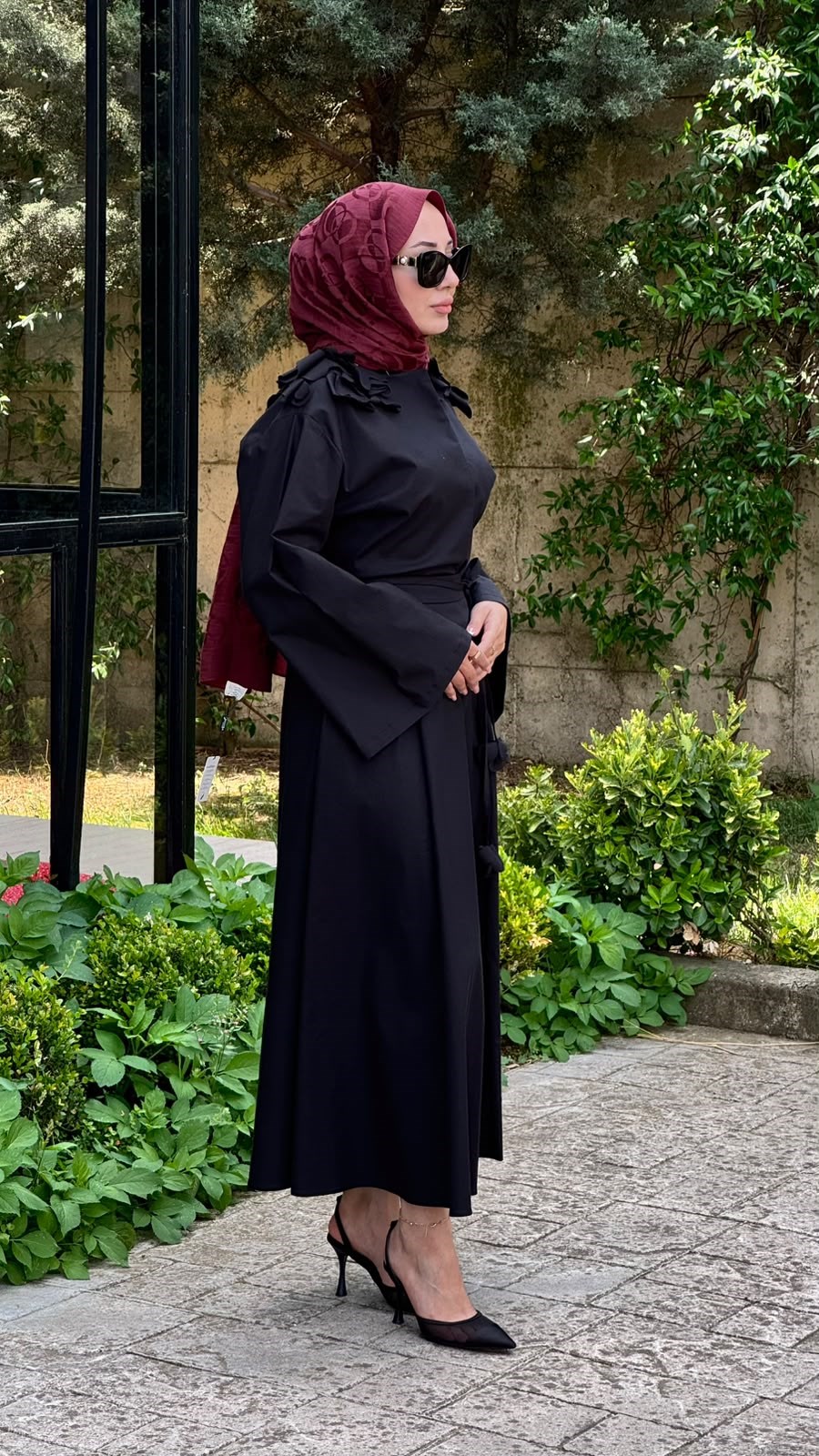 Kahma Çiçekli Omuz Detay Takım 26y25310