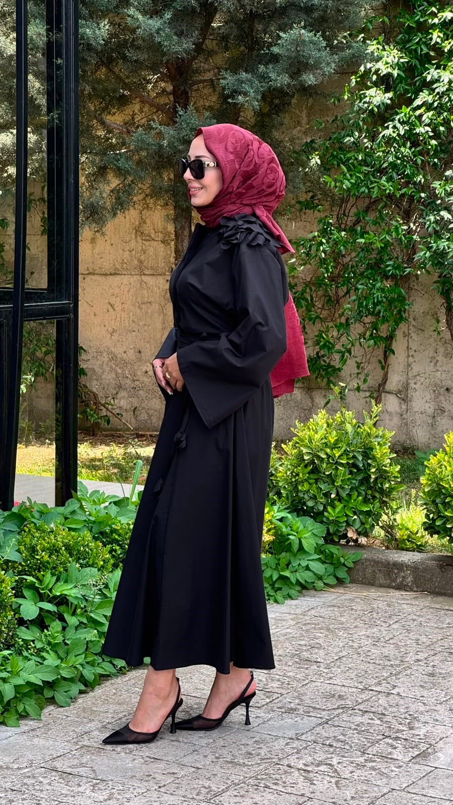 Kahma Çiçekli Omuz Detay Takım 26y25310