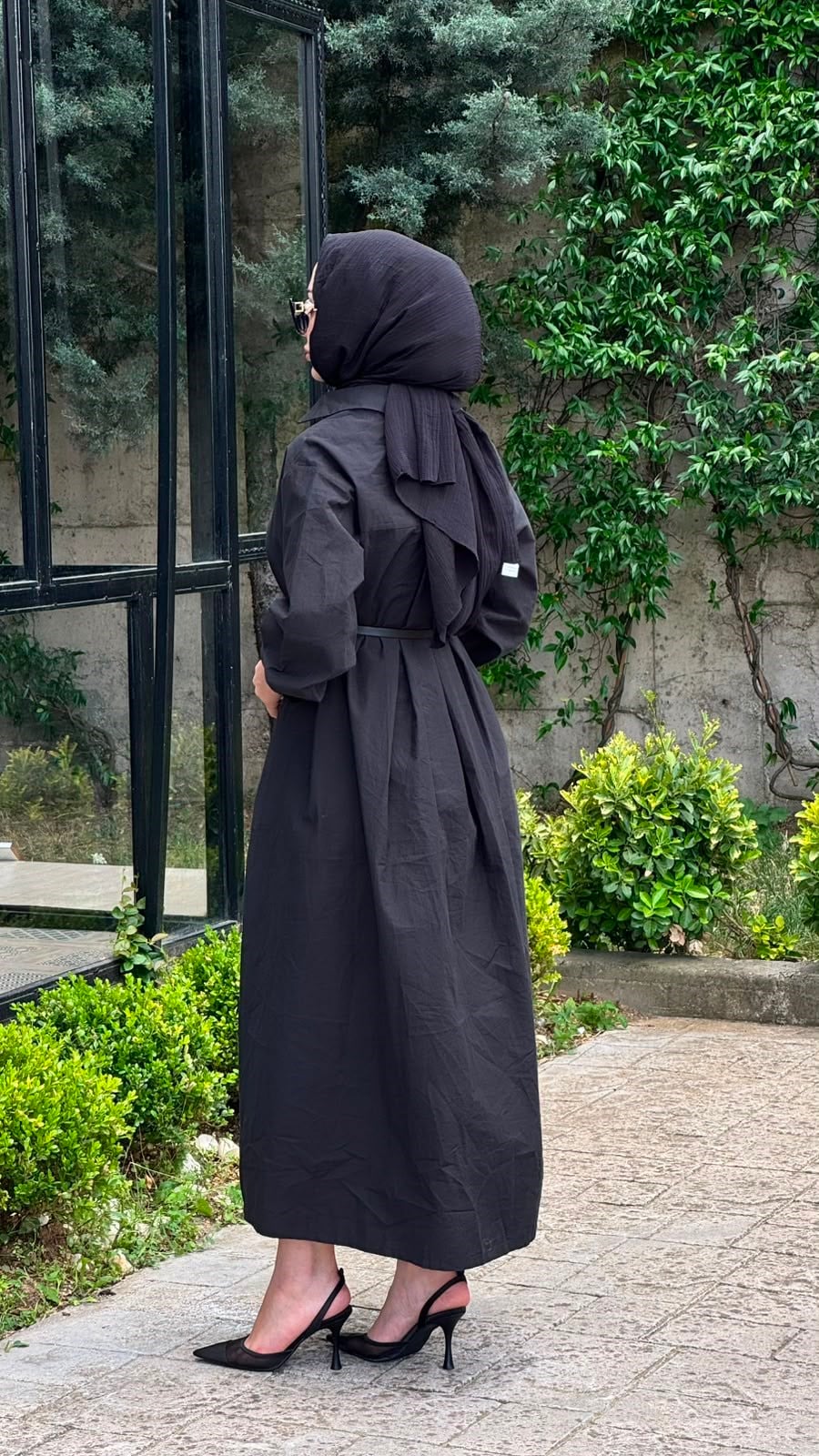 Kahma Çizgili Gömlek Elbise 26y13322