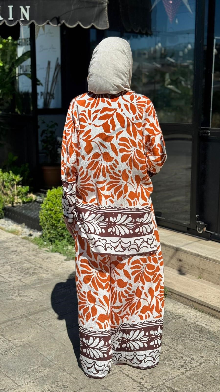 Kahma Desenli Kimono Takım 26y18312