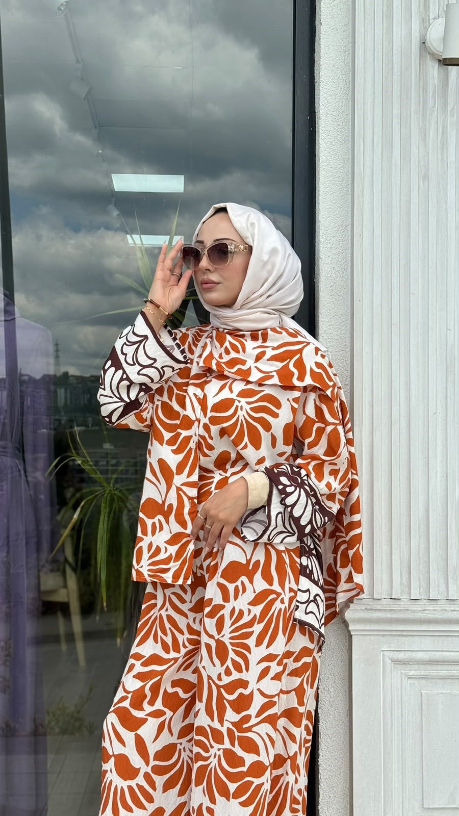 Kahma Desenli Kimono Takım 26y18312