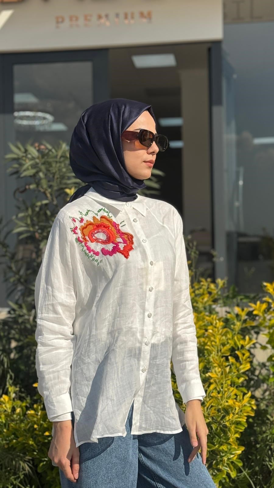 Kahma El İşlemeli Gömlek26y18309